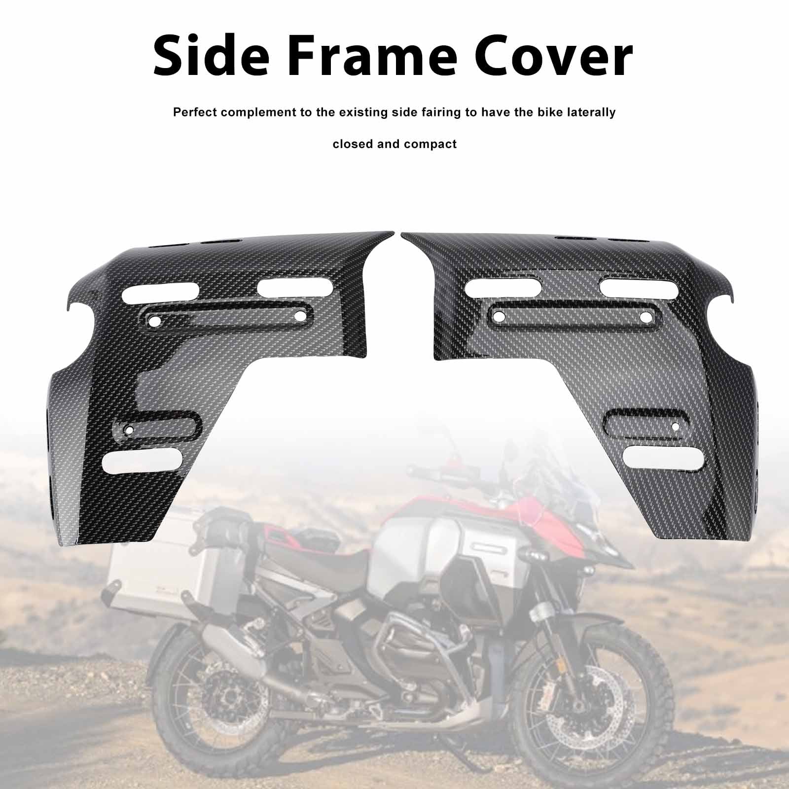 Cache de carénage latéral de cadre pour BMW R1300GS ADV 2025-2026 Carbon