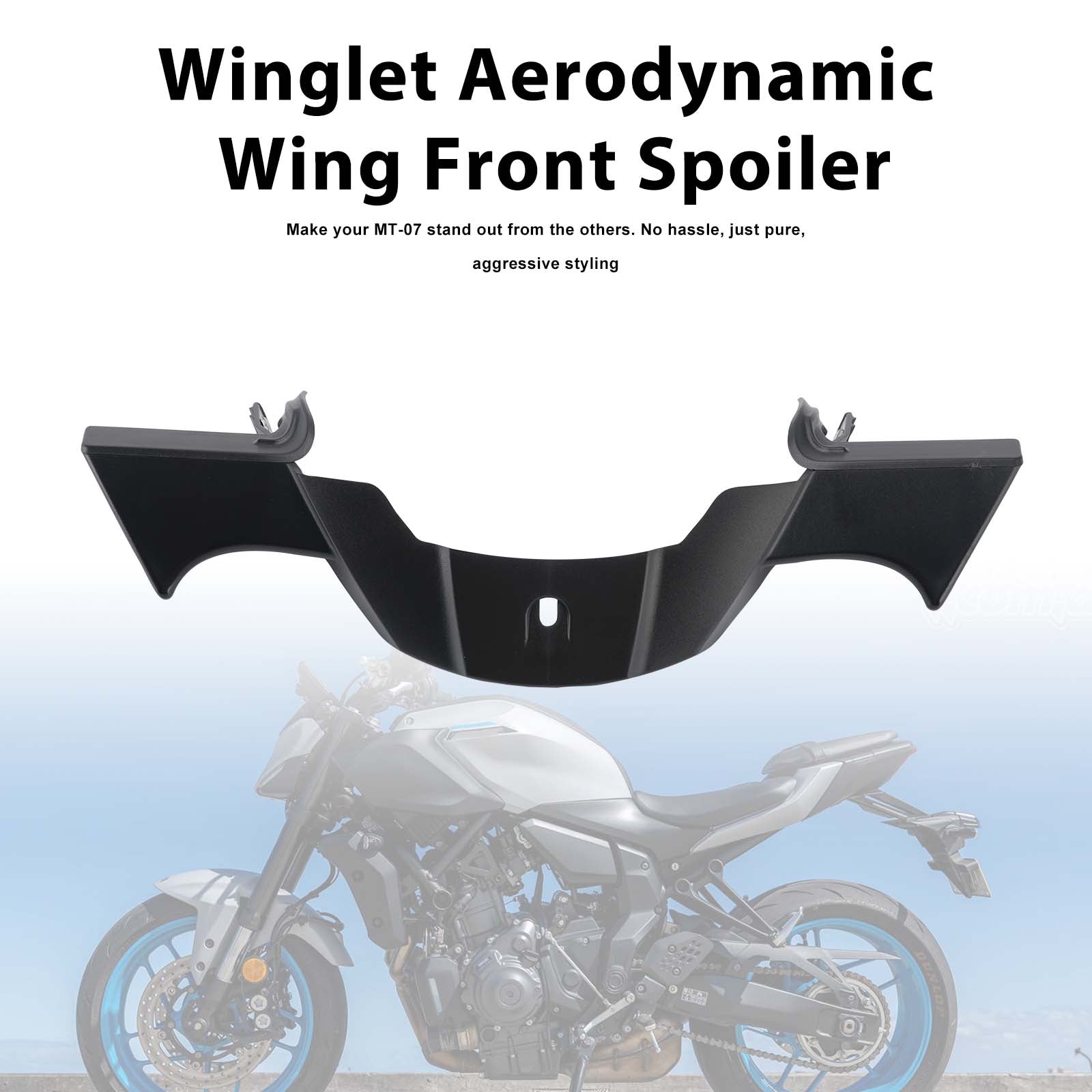 Aileron aérodynamique avant (winglet) pour Yamaha MT-07 2025-2026 Black