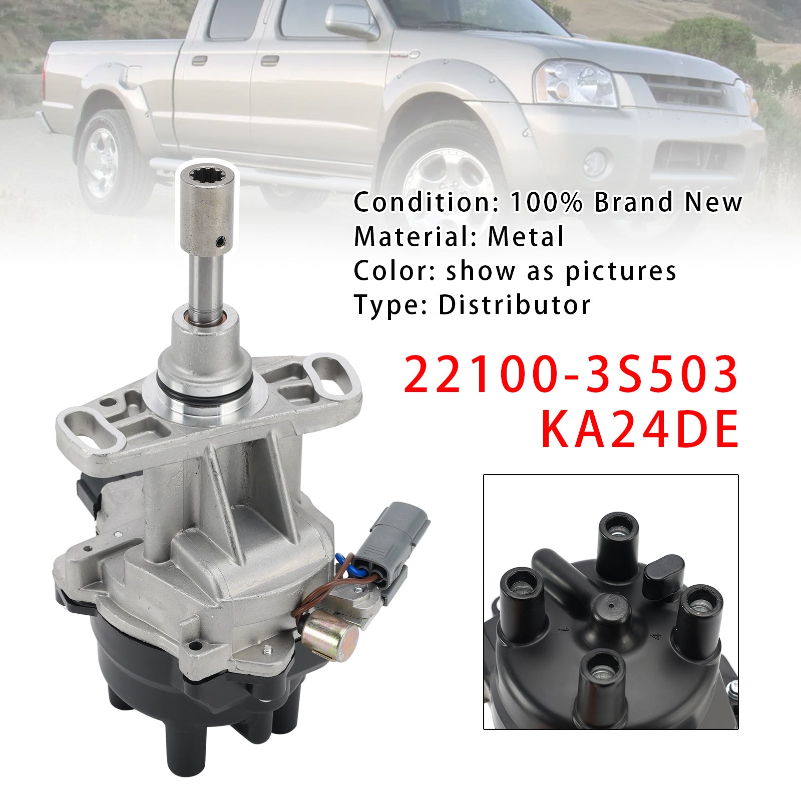 Distributeur d'allumage 22100-3S503 Pour Nissan Frontier Xterra 1998-2004