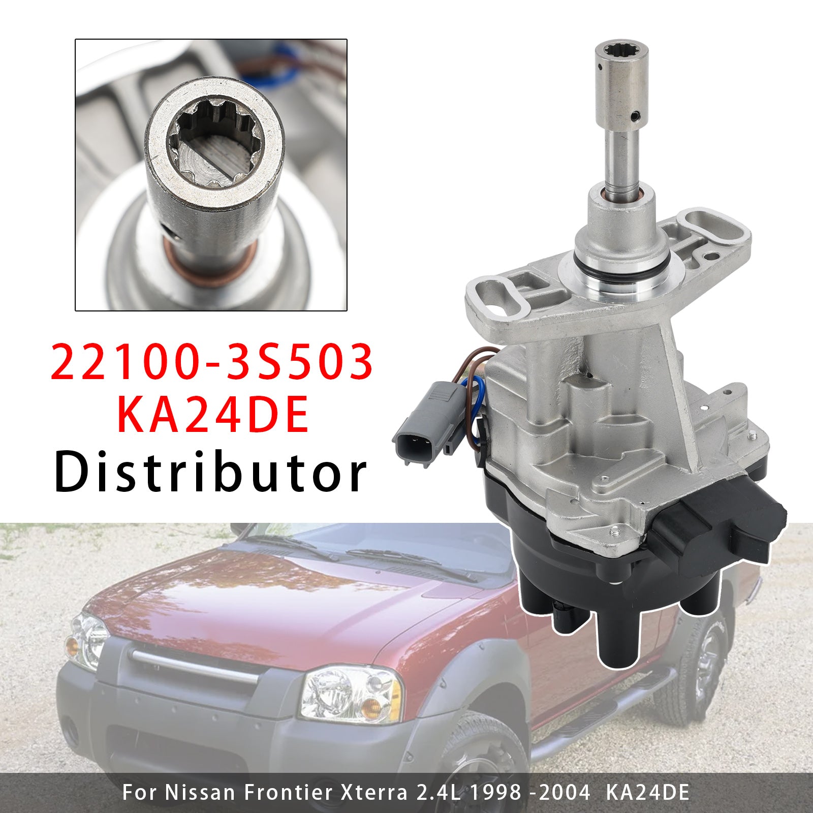 Distributeur d'allumage 22100-3S503 Pour Nissan Frontier Xterra 1998-2004