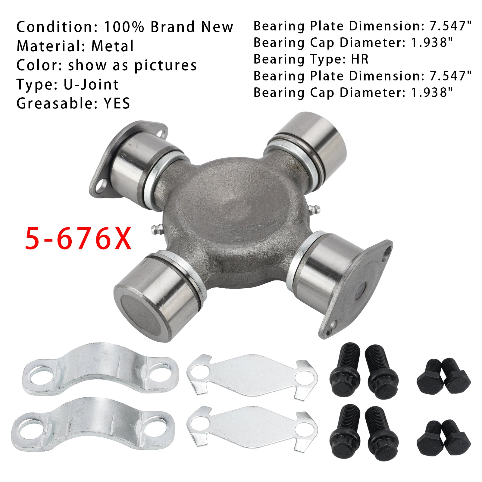 U-Joint 5-676X Pour 1810 Série 3918981 332889 230-0676 21045676X 1810HR