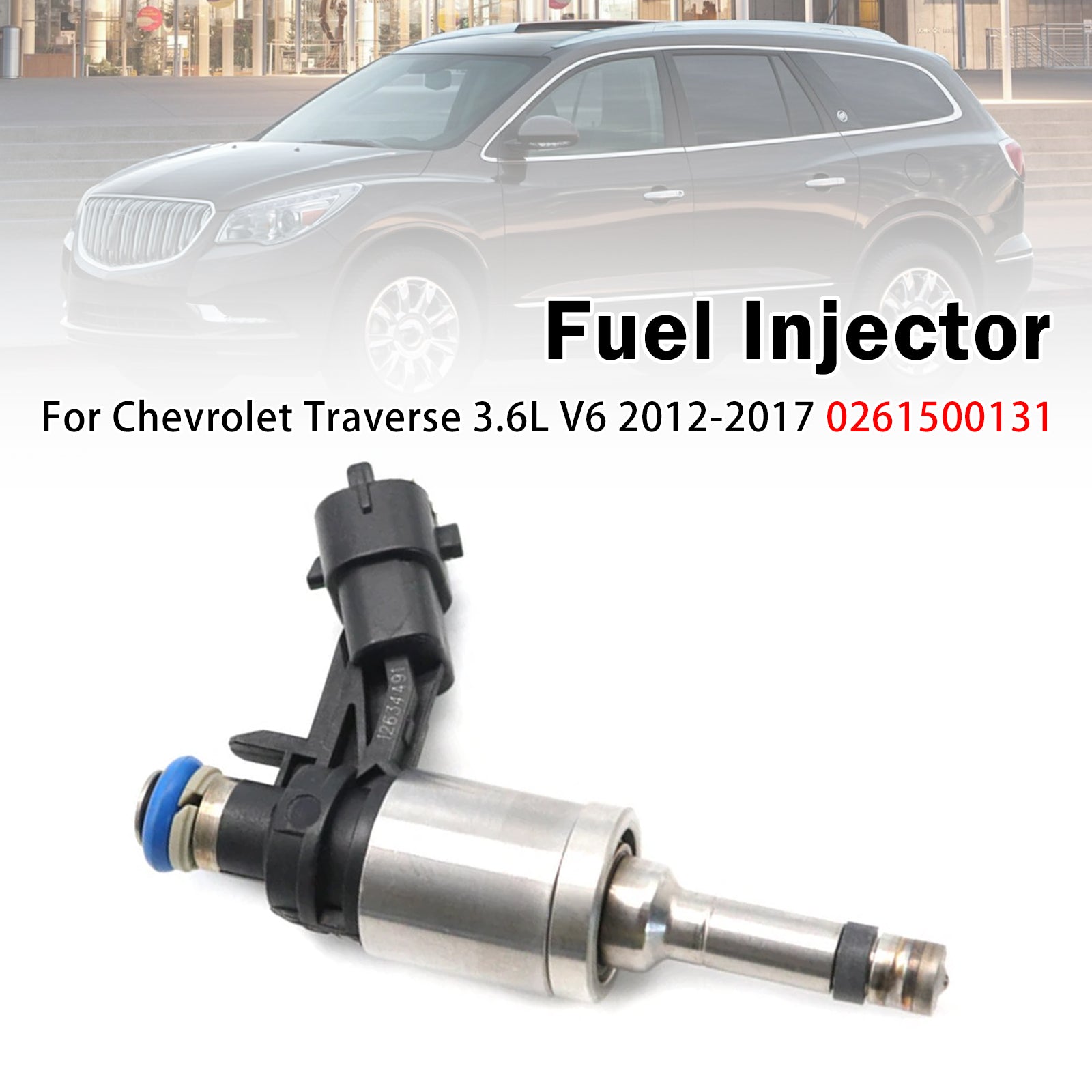 1X Injecteur Carburant Pour Chevrolet Traverse 3.6L V6 2012-2017 0261500131