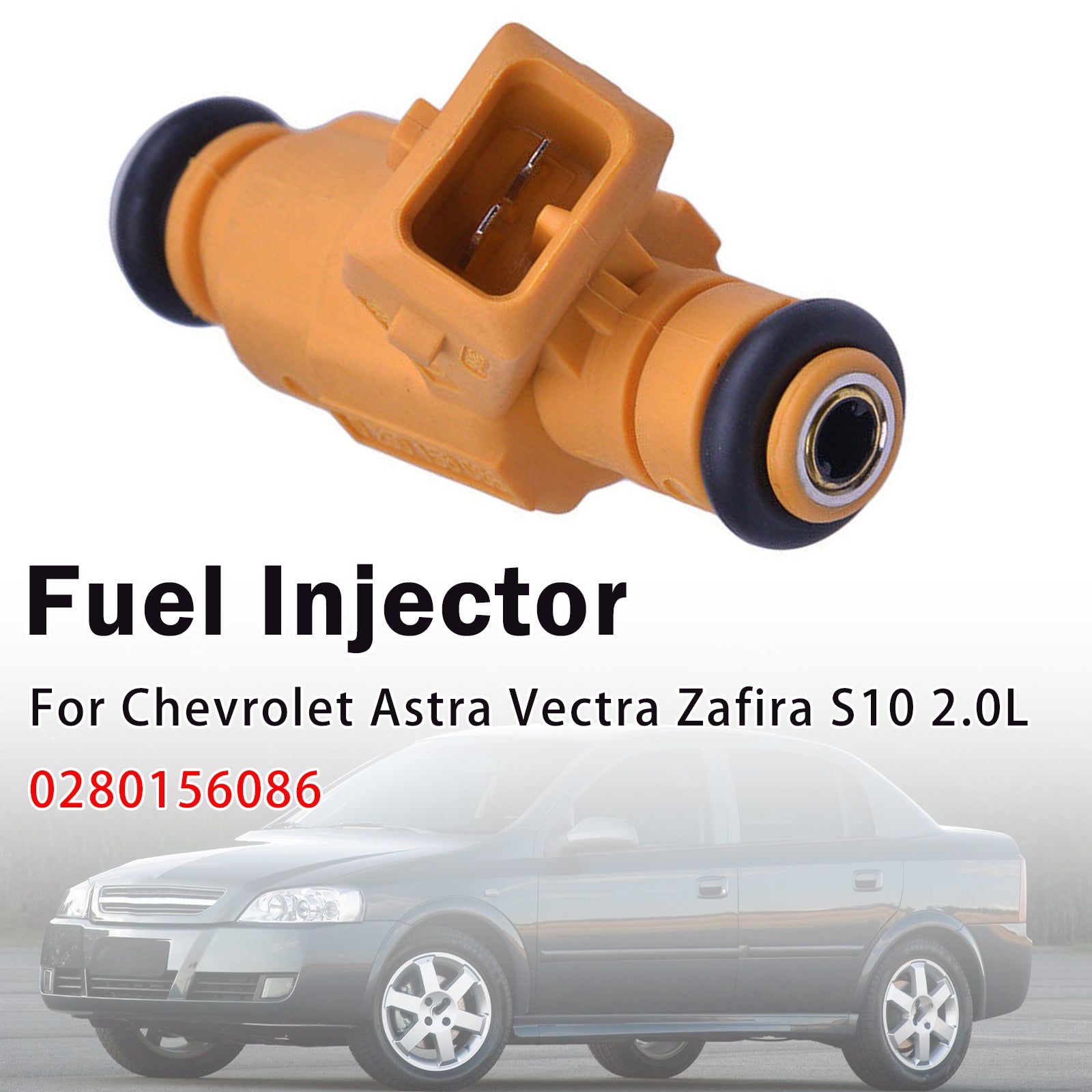1X Injecteur Carburant Pour Chevrolet Astra Vectra Zafira S10 2.0L 0280156086
