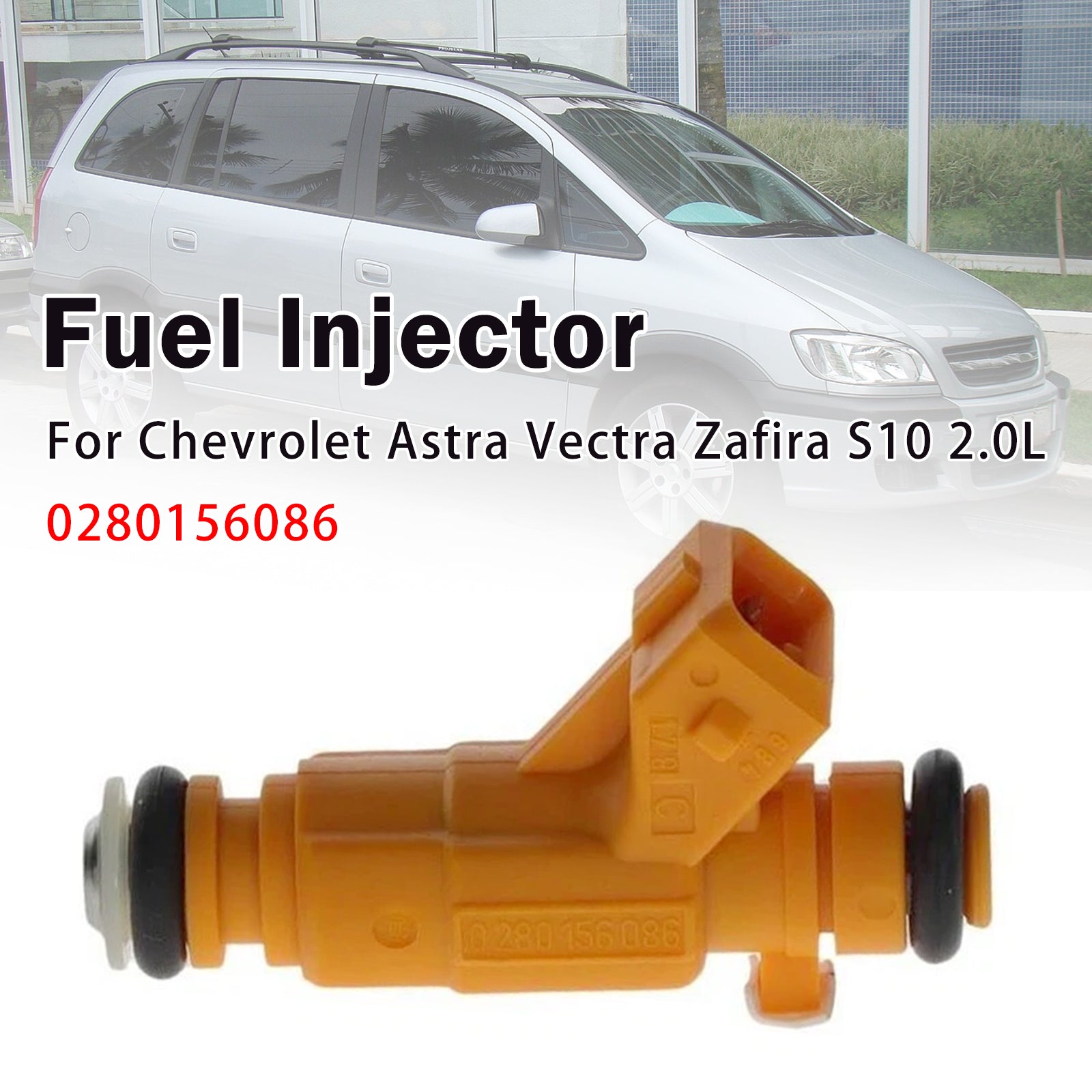 1X Injecteur Carburant Pour Chevrolet Astra Vectra Zafira S10 2.0L 0280156086