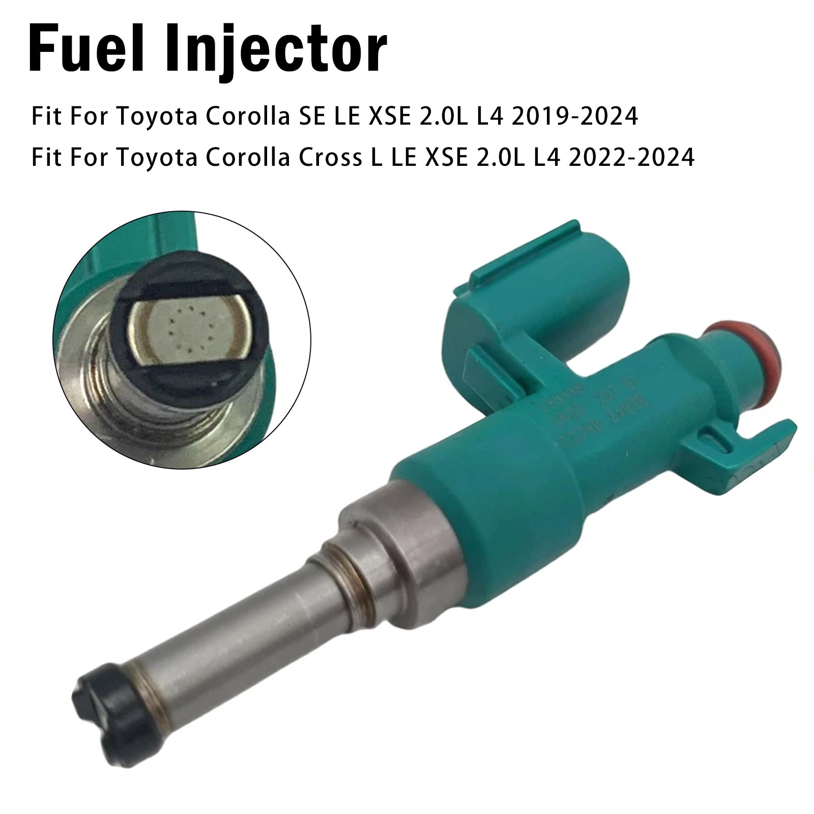1X Injecteur Carburant Pour Toyota Corolla SE 2.0L L4 2019-2024 23209-29165