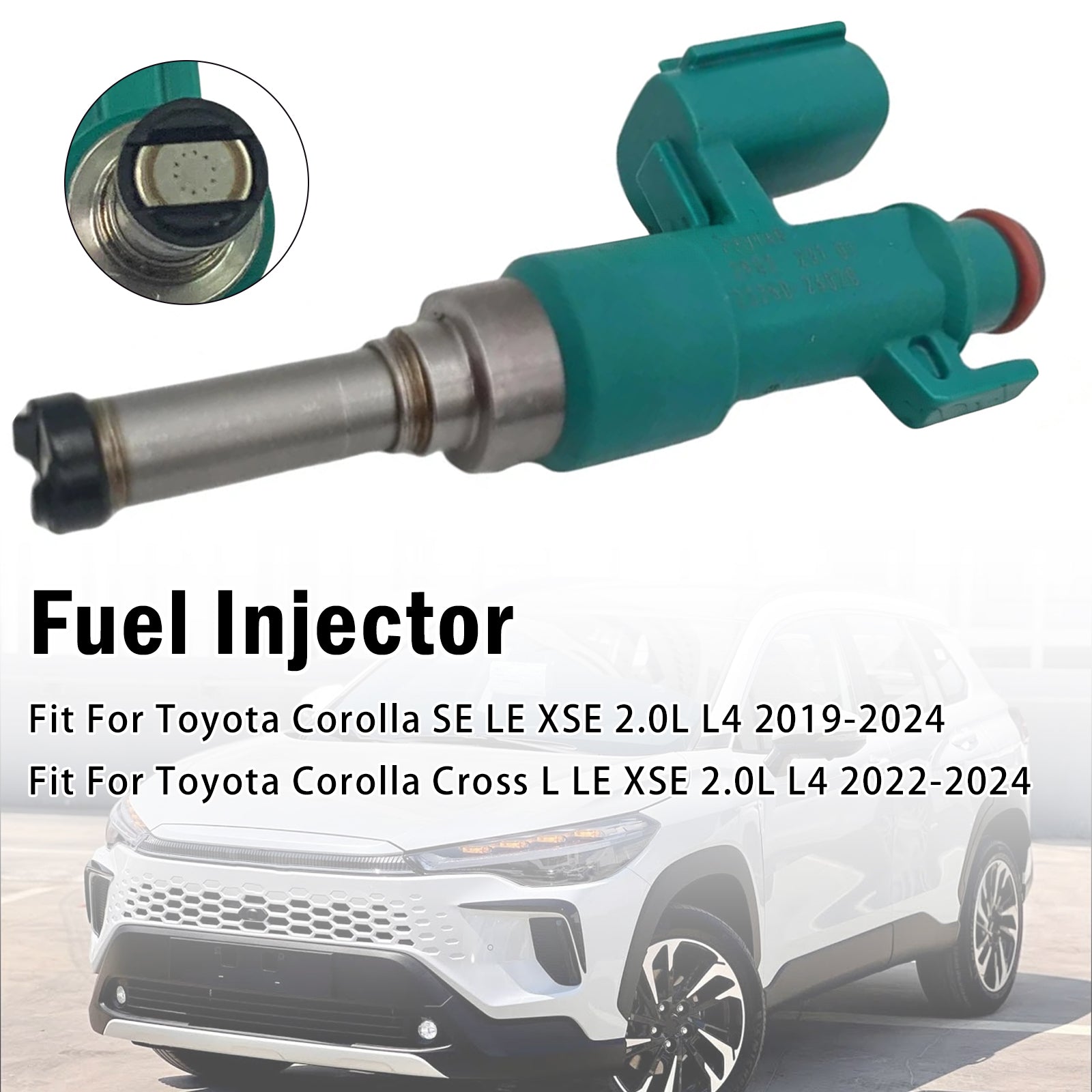 1X Injecteur Carburant Pour Toyota Corolla SE 2.0L L4 2019-2024 23209-29165