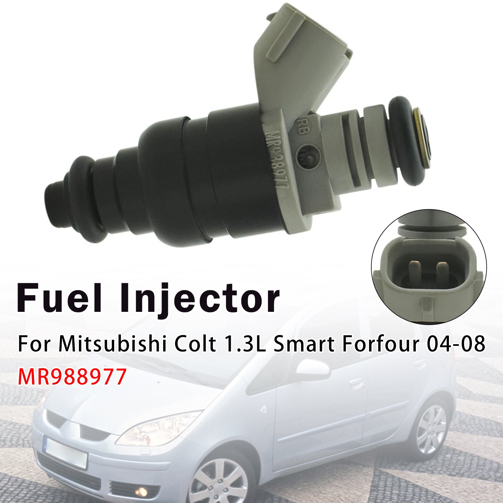 1X Injecteur Carburant Pour Mitsubishi Colt 1.3L Smart Pourfour 04-08 MR988977