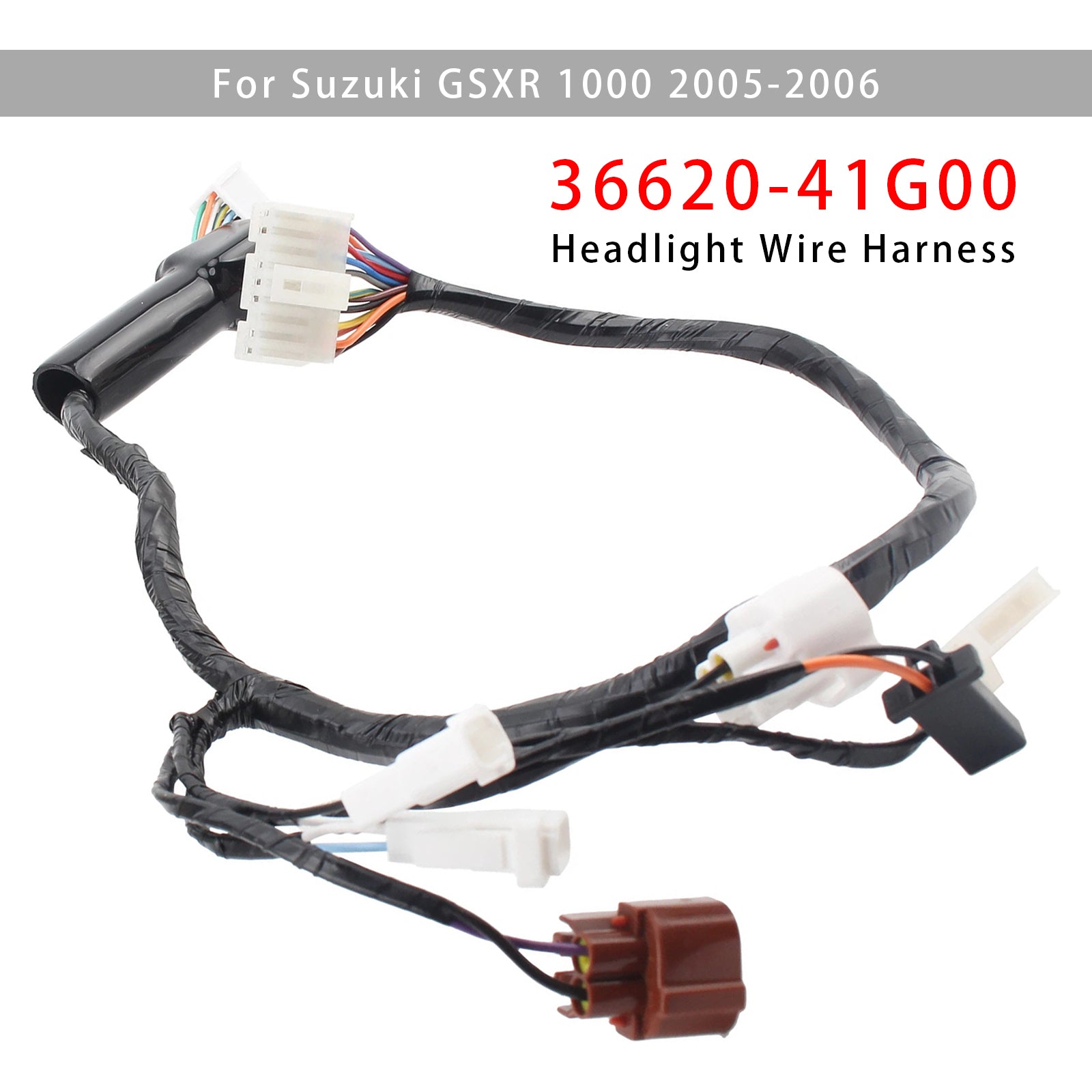 Faisceau de Câblage de Phare Pour Suzuki GSXR 1000 2005-2006