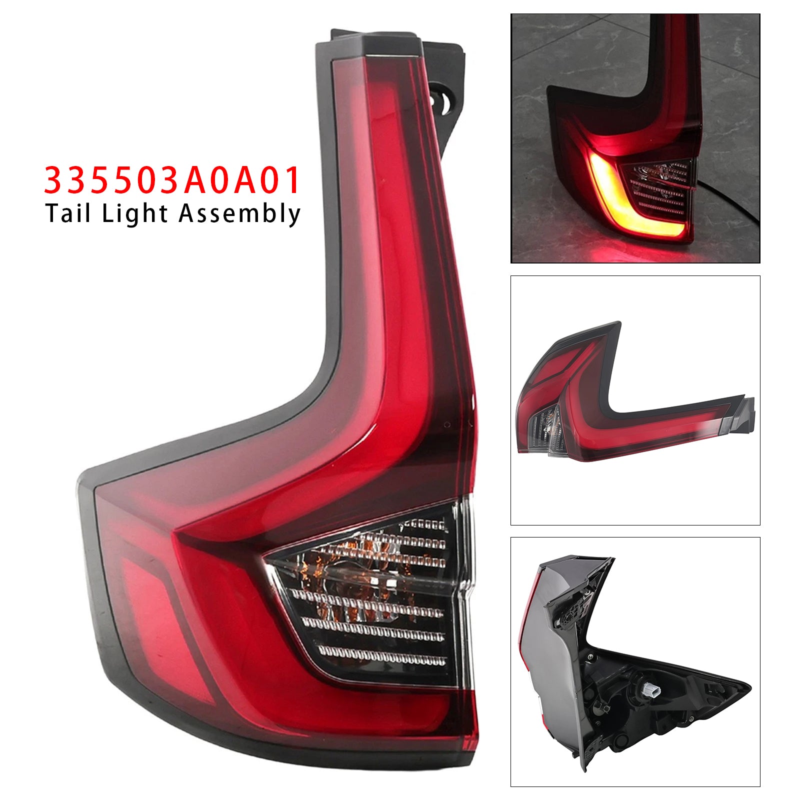 Feu Arrière LED Externe Gauche 335503A0A01 Pour Honda CR-V 2023-2024