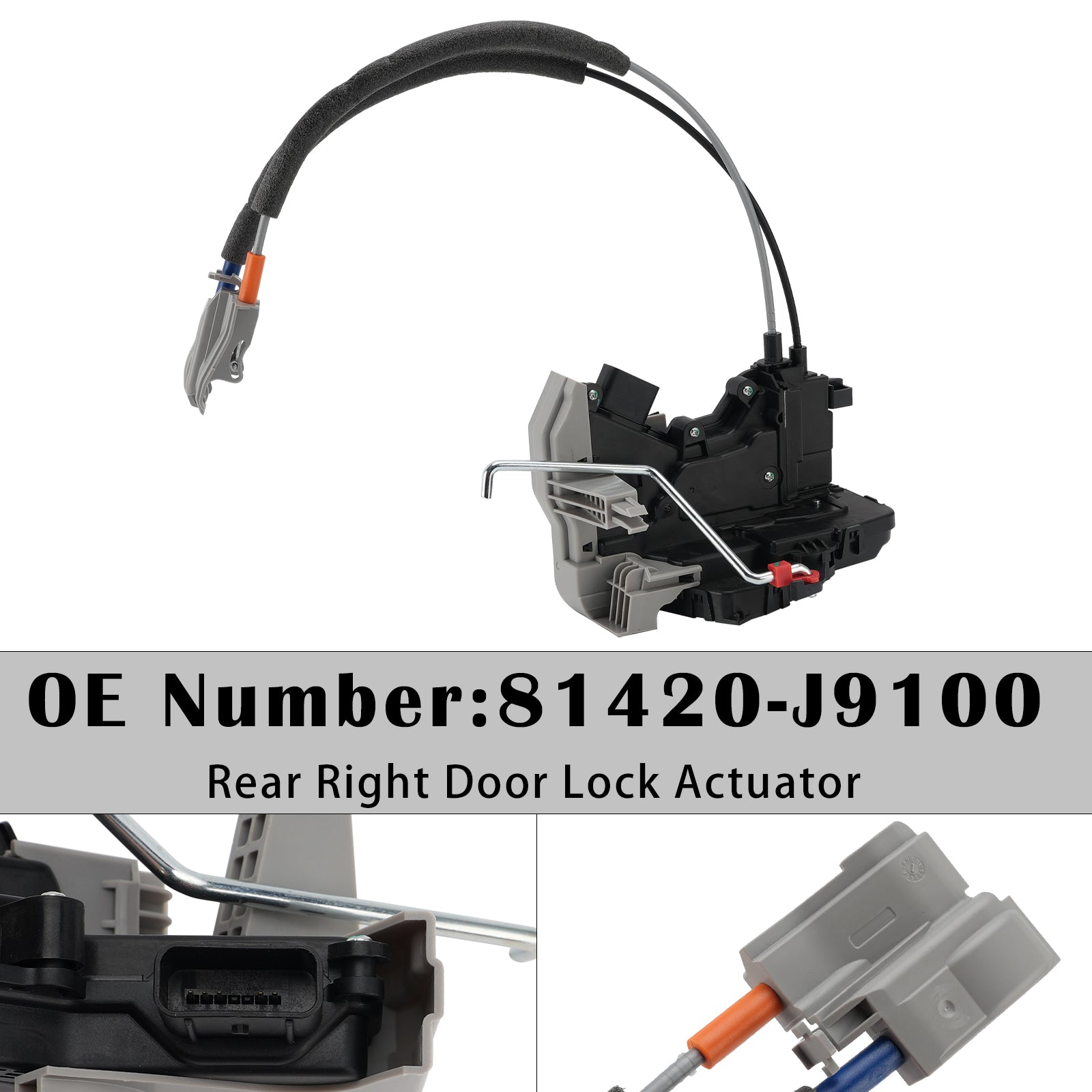 Actionneur Verrou Porte Arrière Droite 81420-J9100 Pour Hyundai Kona 18-20