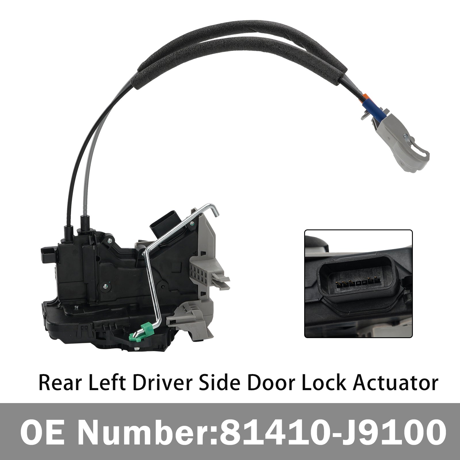 Actionneur serrure porte arrière gauche 81410-J9100 Pour Hyundai Kona 2018-2020