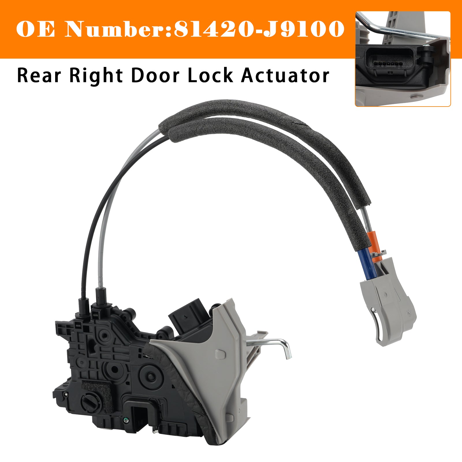 Actionneur Verrou Porte Arrière Droite 81420-J9100 Pour Hyundai Kona 18-20