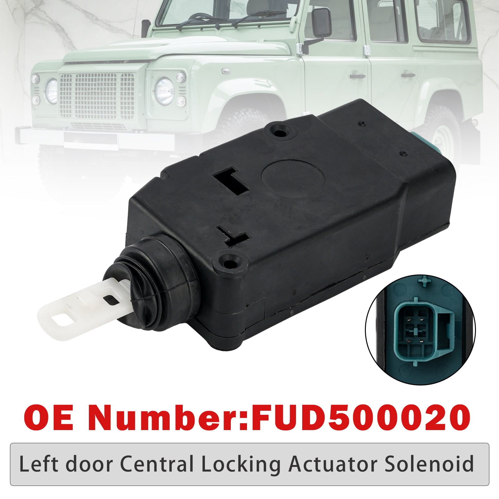 Actionneur solénoïde serrure porte gauche FUD500020 Pour Land Rover Defender