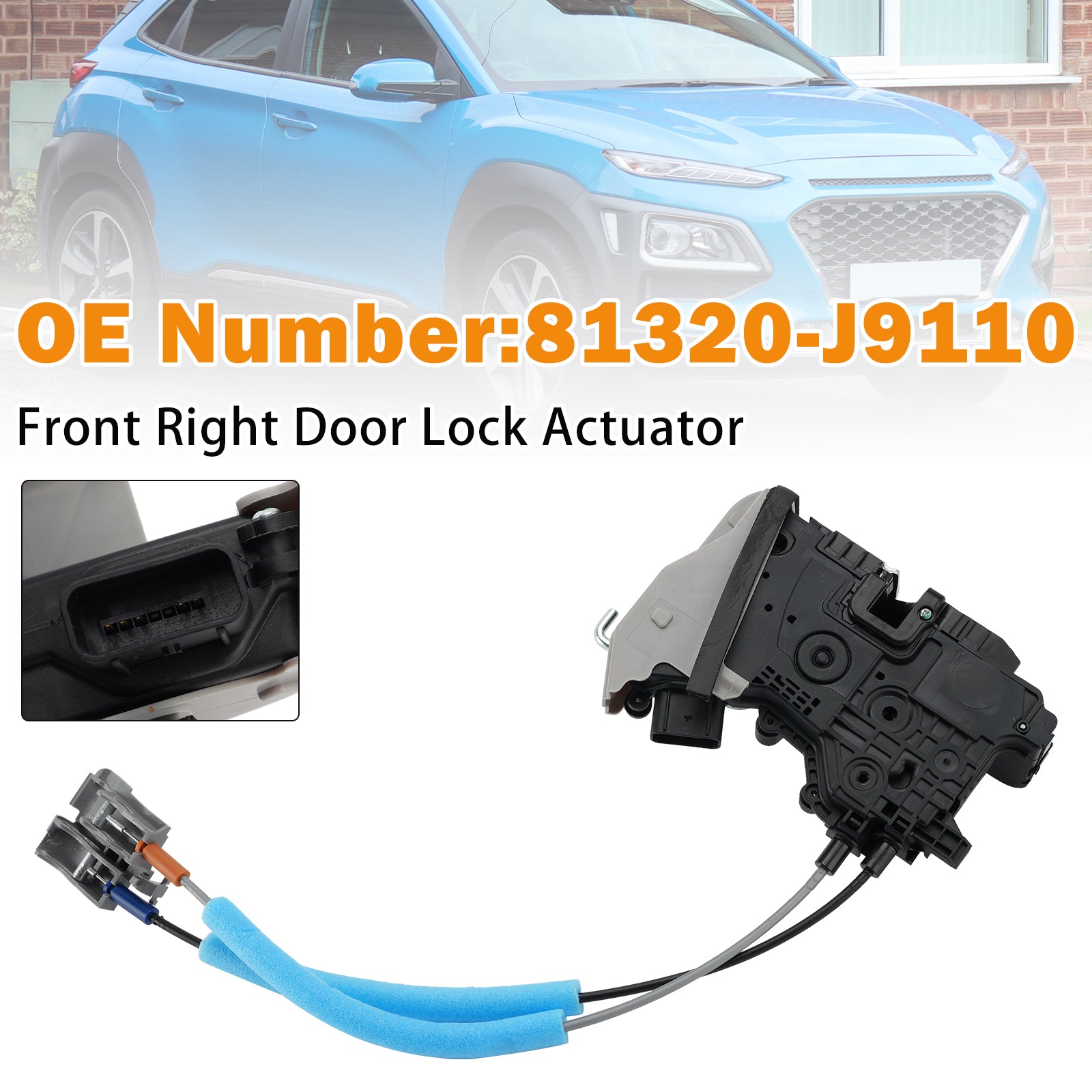 Actionneur Verrou Porte Avant Droit 81320-J9110 Pour Hyundai Kona 18-20