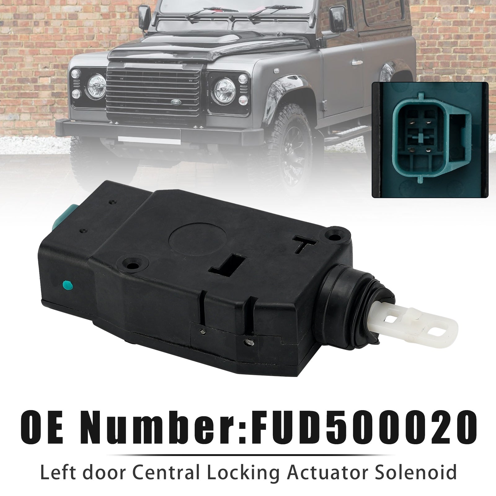 Actionneur solénoïde serrure porte gauche FUD500020 Pour Land Rover Defender