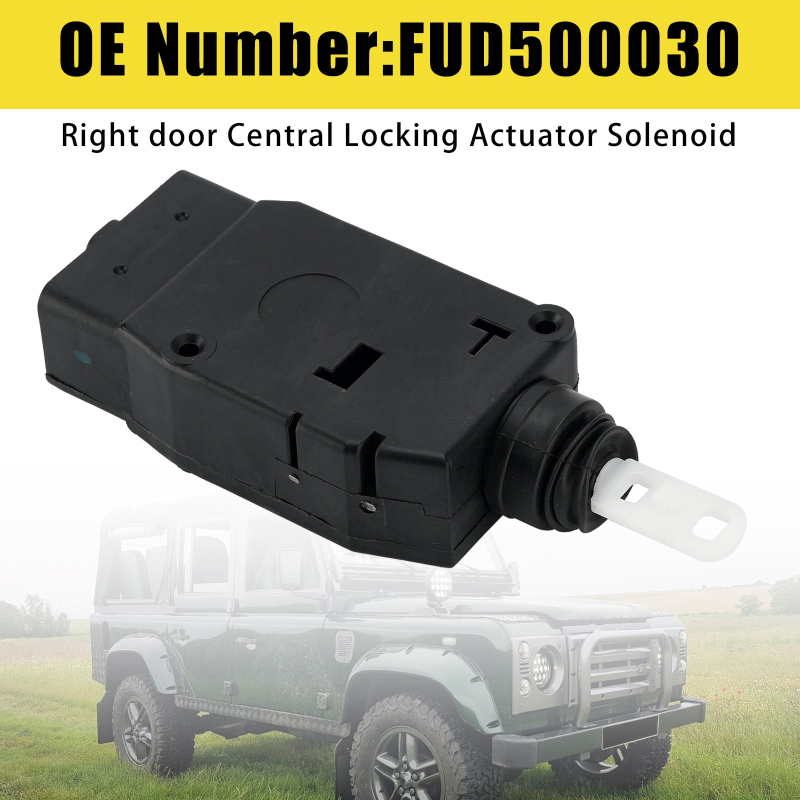 Actionneur Solénoïde Serrure Porte Droite FUD500030 Pour Land Rover Defender