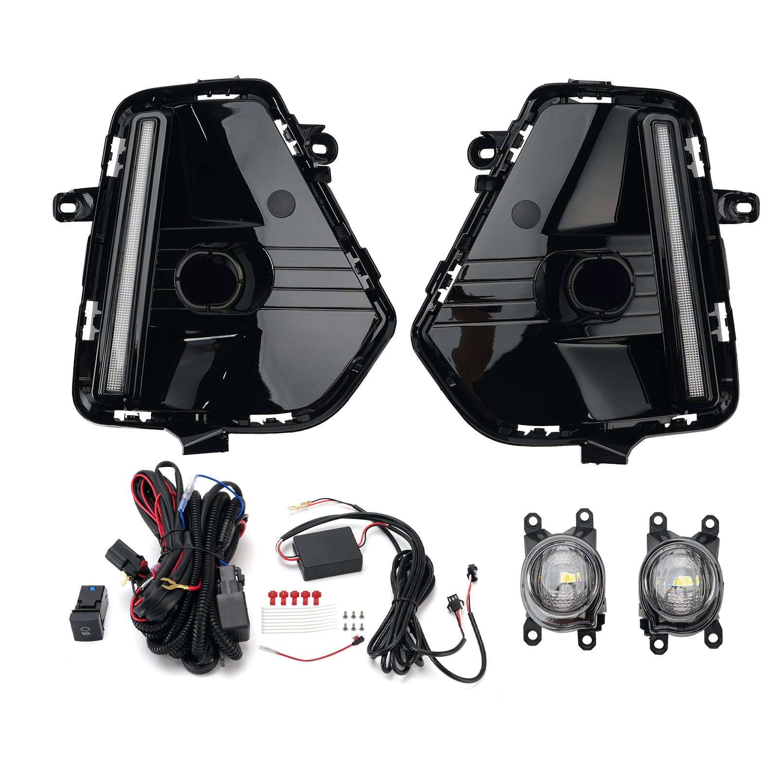 Jeu De Phares Antibrouillard & Feu De Jour LED DRL Pour Toyota RAV4 2026-2027