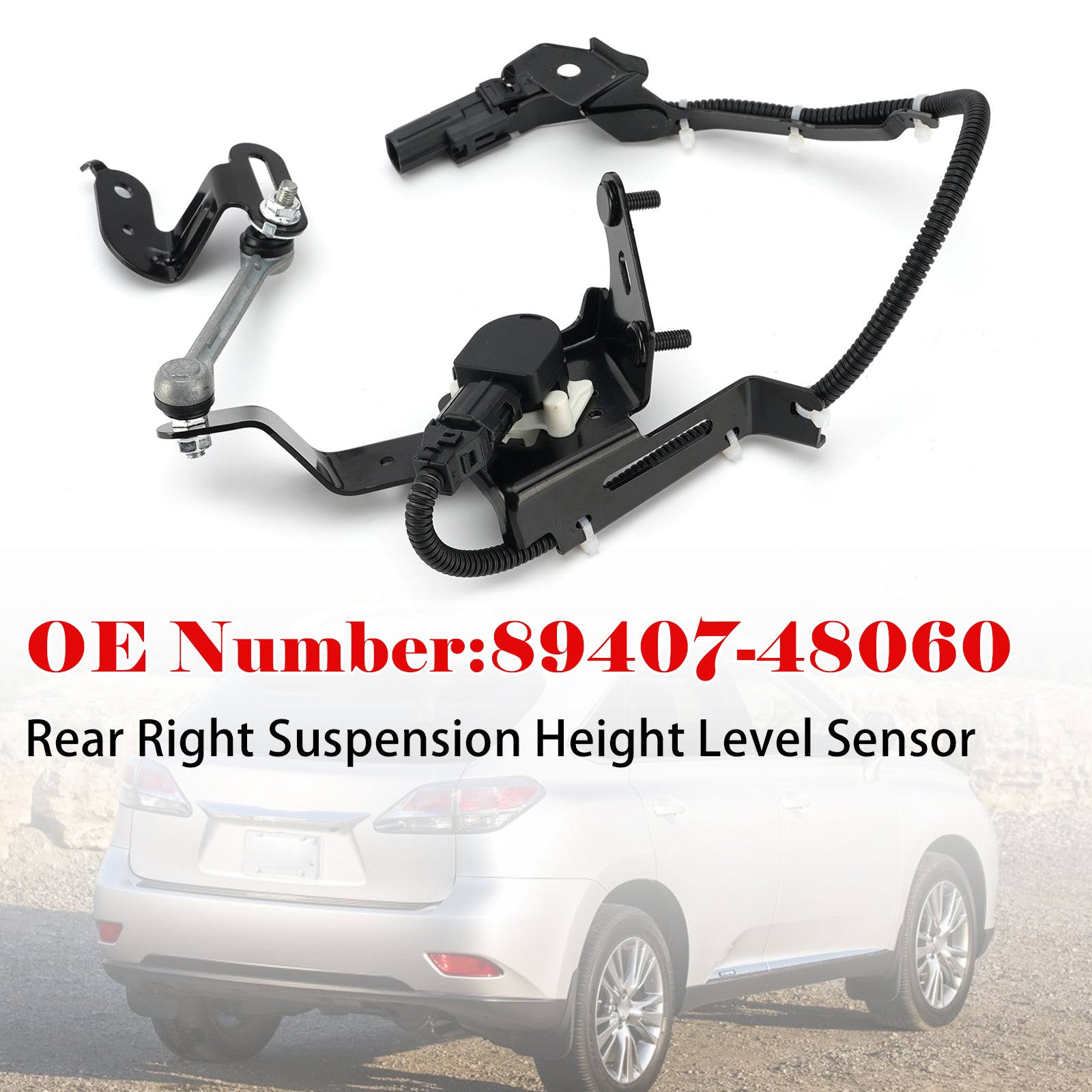 Capteur Niveau Hauteur Arrière Droite Pour Lexus GS450h RX350 2010-2013 V6 3.5L