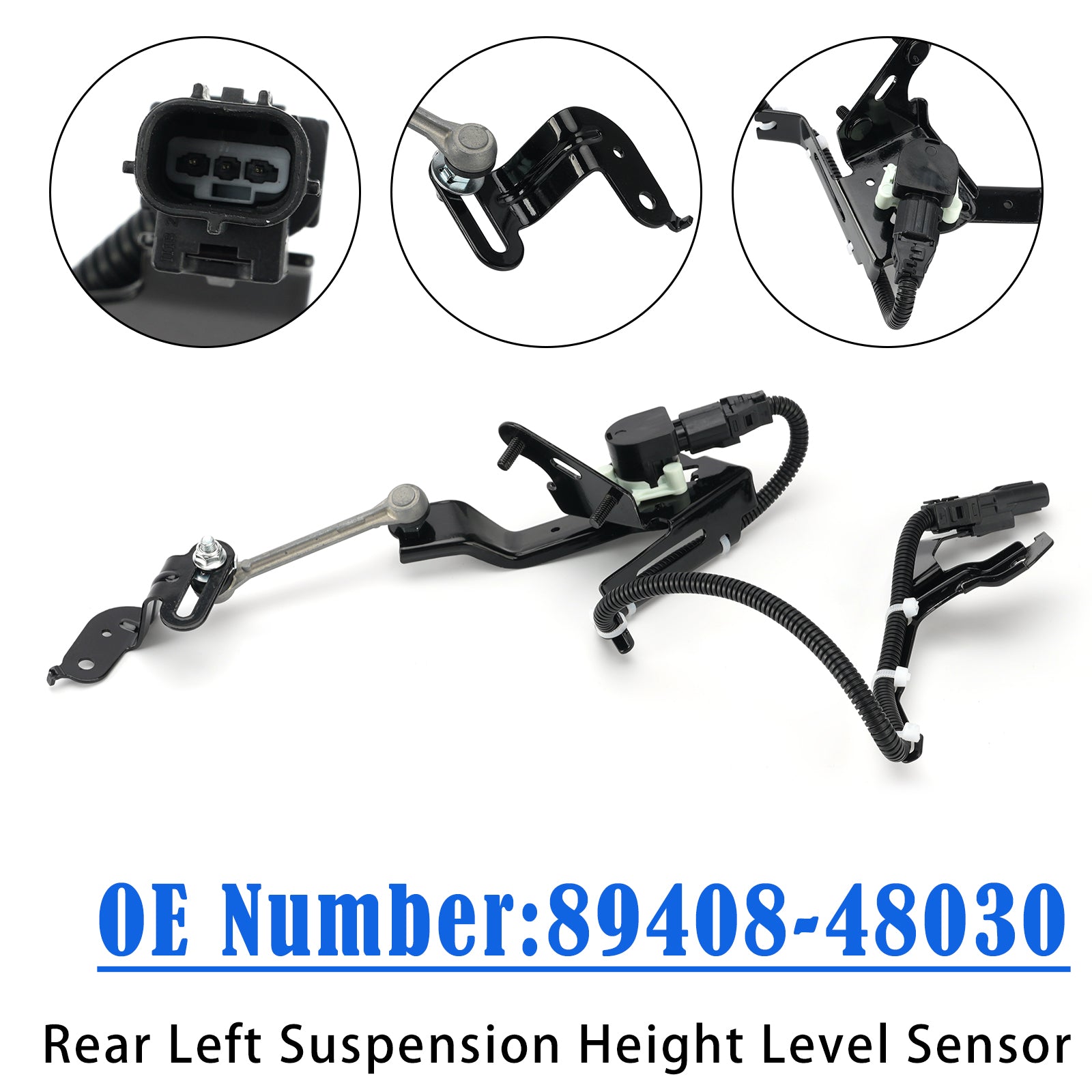 Capteur Niveau Hauteur Arrière Gauche 89408-48030 Pour Lexus GS450h RX350 10-13
