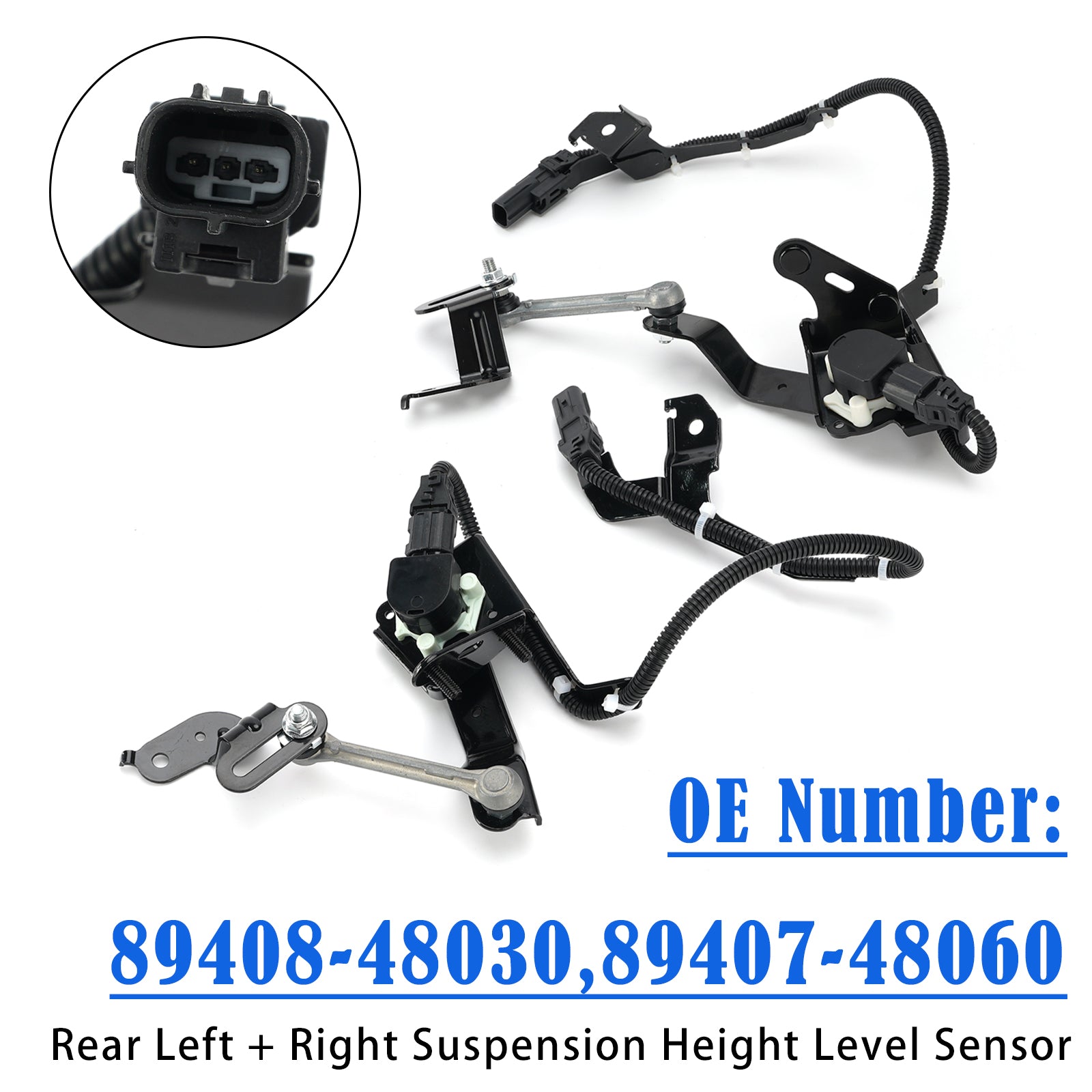 Capteur Niveau Hauteur Arrière L+R Pour Lexus GS450h RX350 2010-2013 V6 3.5L