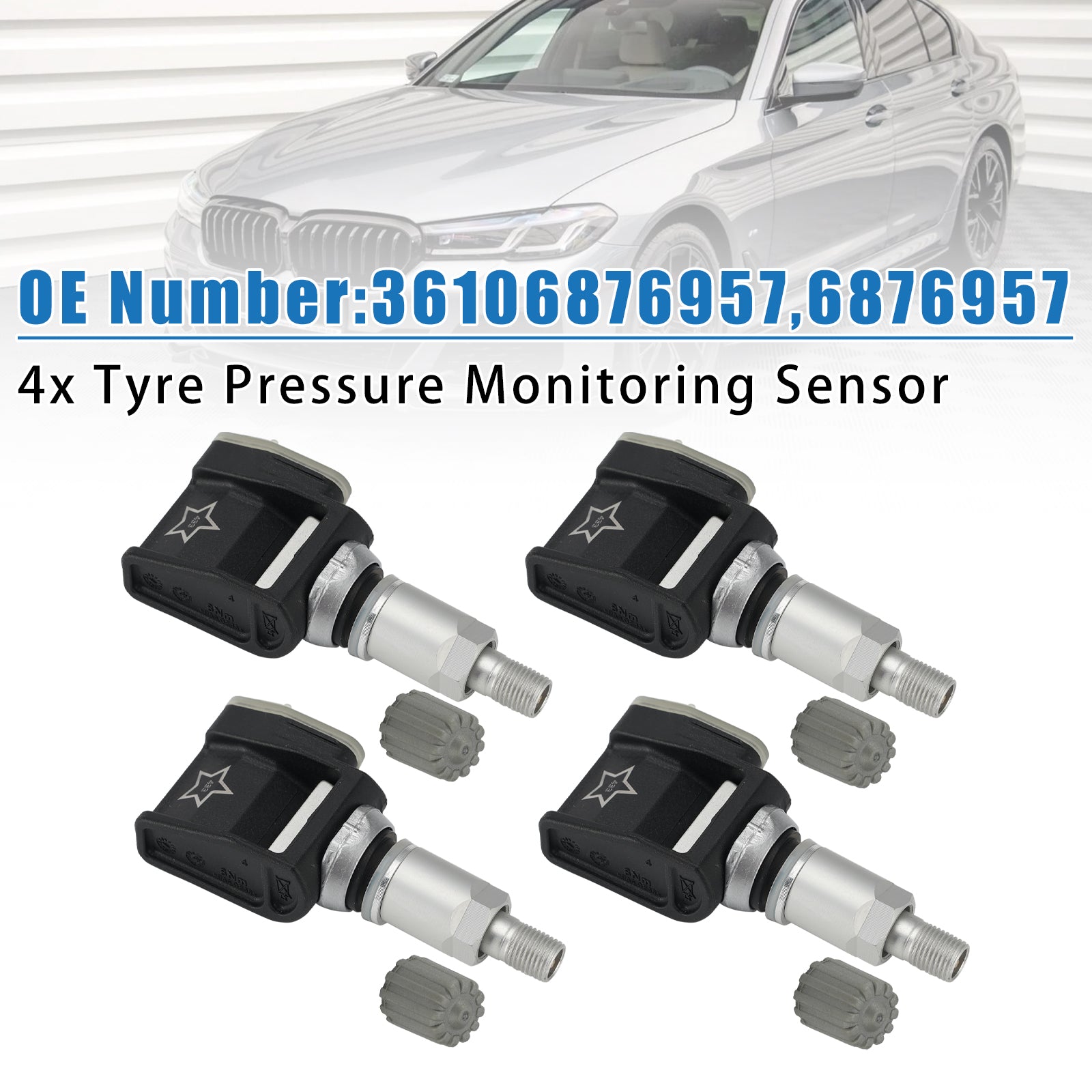4x Capteur Surveillance Pression Pneu Pour BMW 5 6 7 8 Série G30 G01 G02 G05 M3