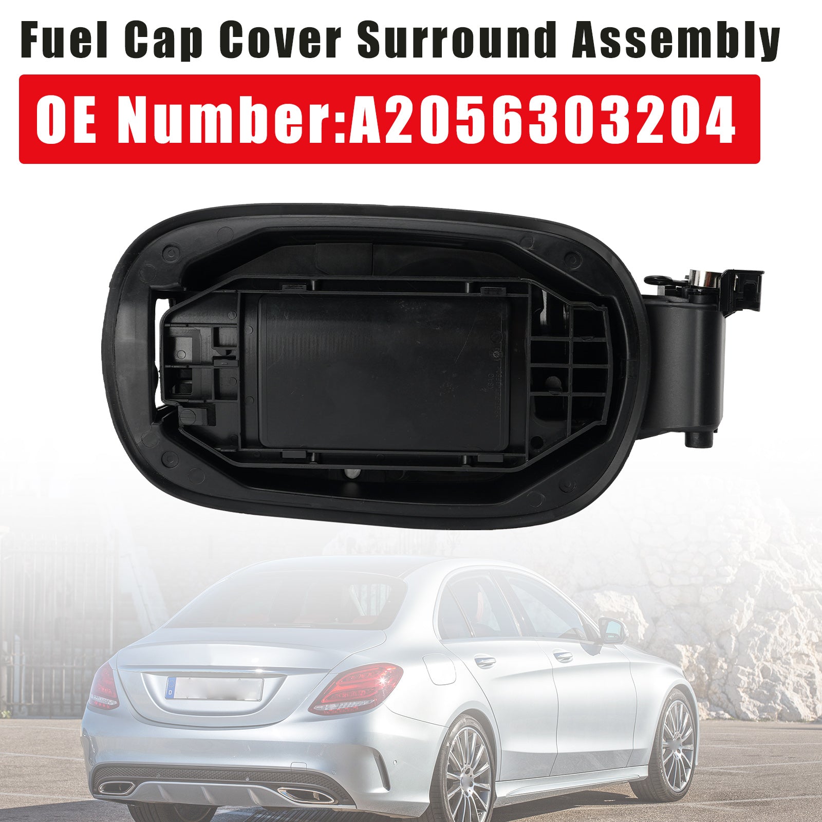 Ensemble Cadre De Couvercle Réservoir A2056303204 Pour Mercedes-Benz Classe C W205