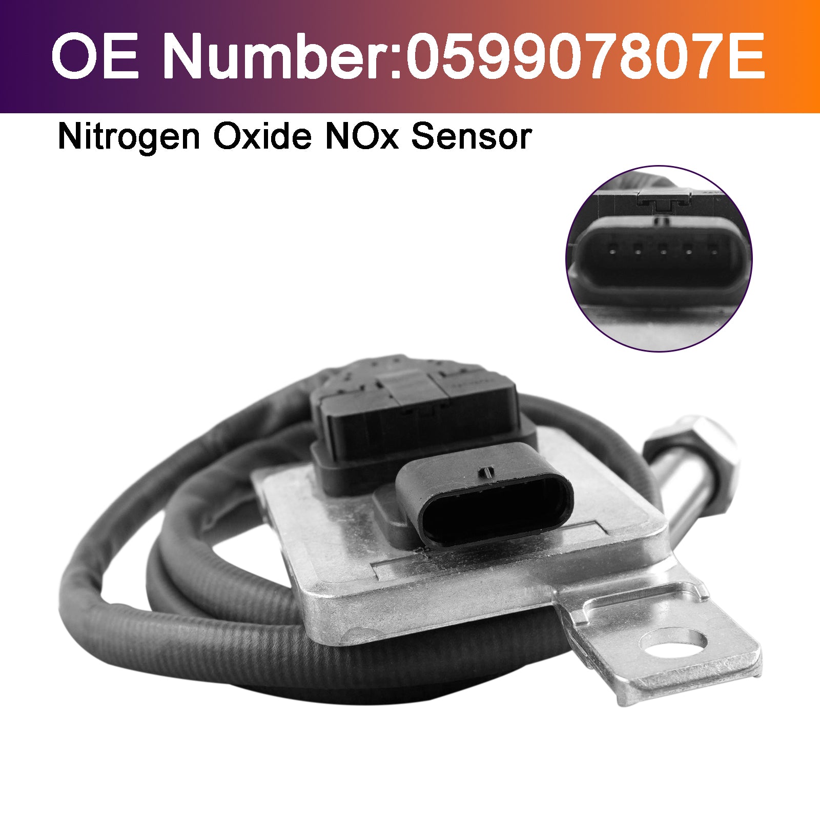Capteur D'Oxydes D'Azote Nox 059907807E Pour VW Touareg TDI 09-12 Audi Q7