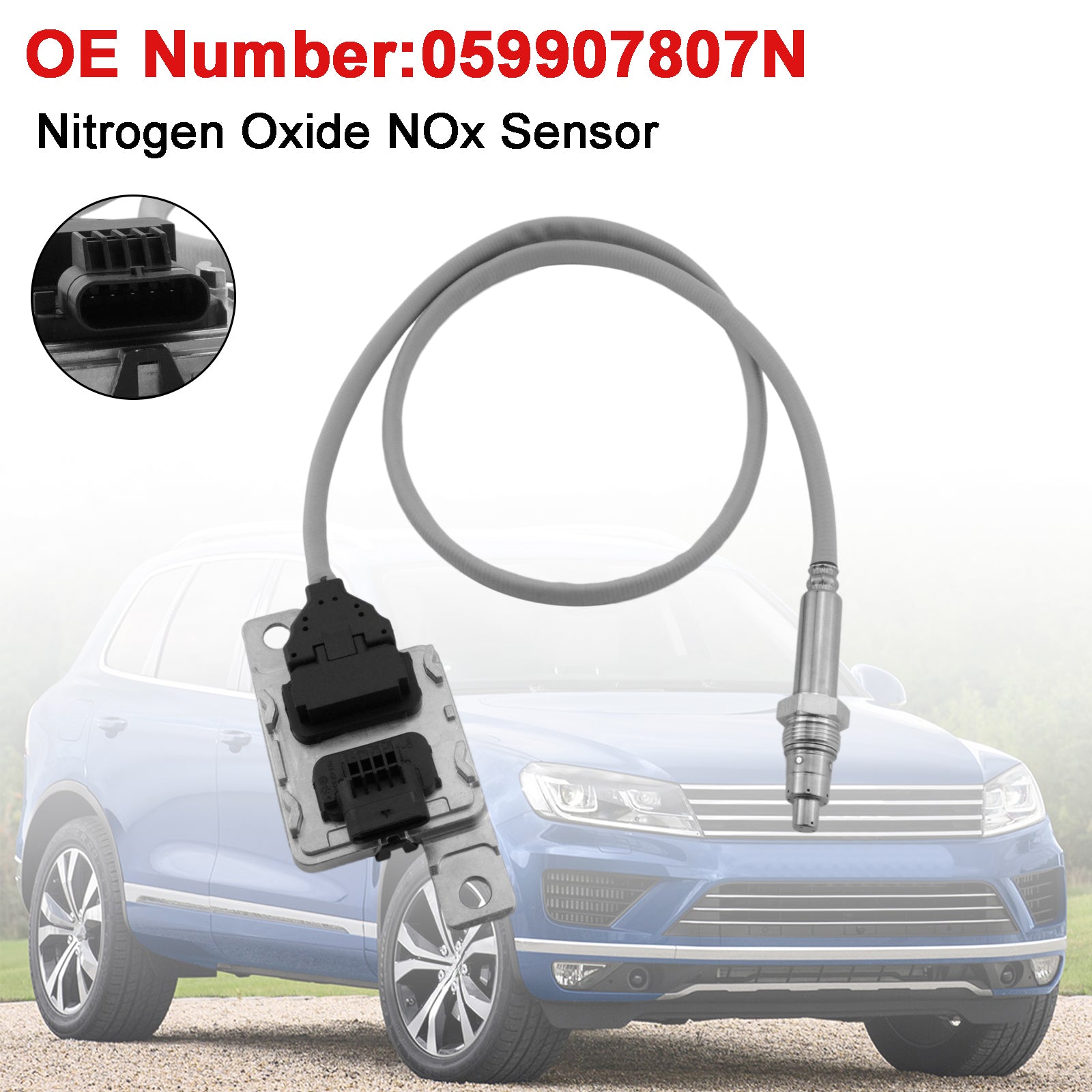 Capteur D'Oxydes D'Azote Nox 059907807N Pour VW Touareg 3.0 V6 TDI 2010-2018