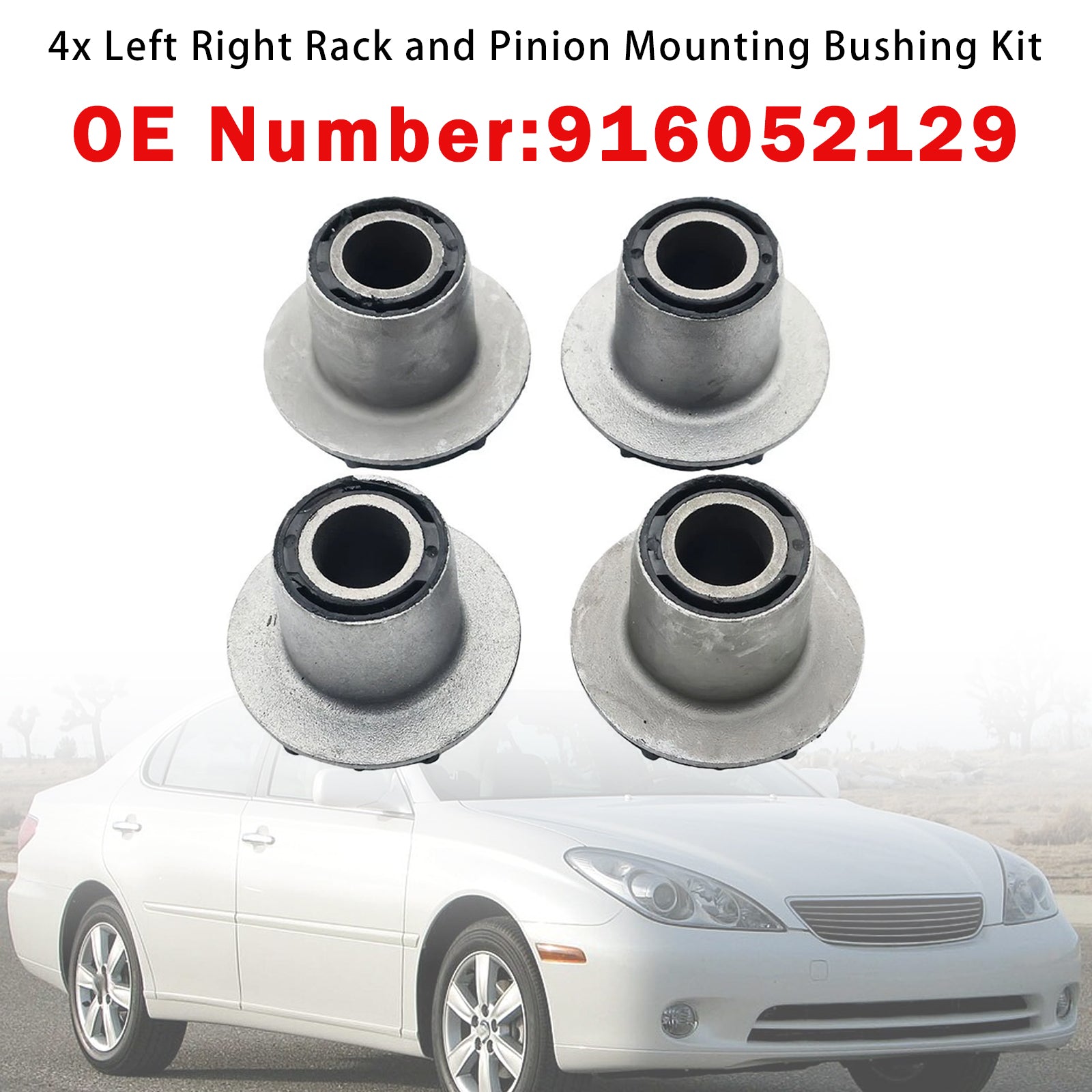 4X Kit De Douille De Montage Crémaillère Pour Toyota Sienna 2004-2011
