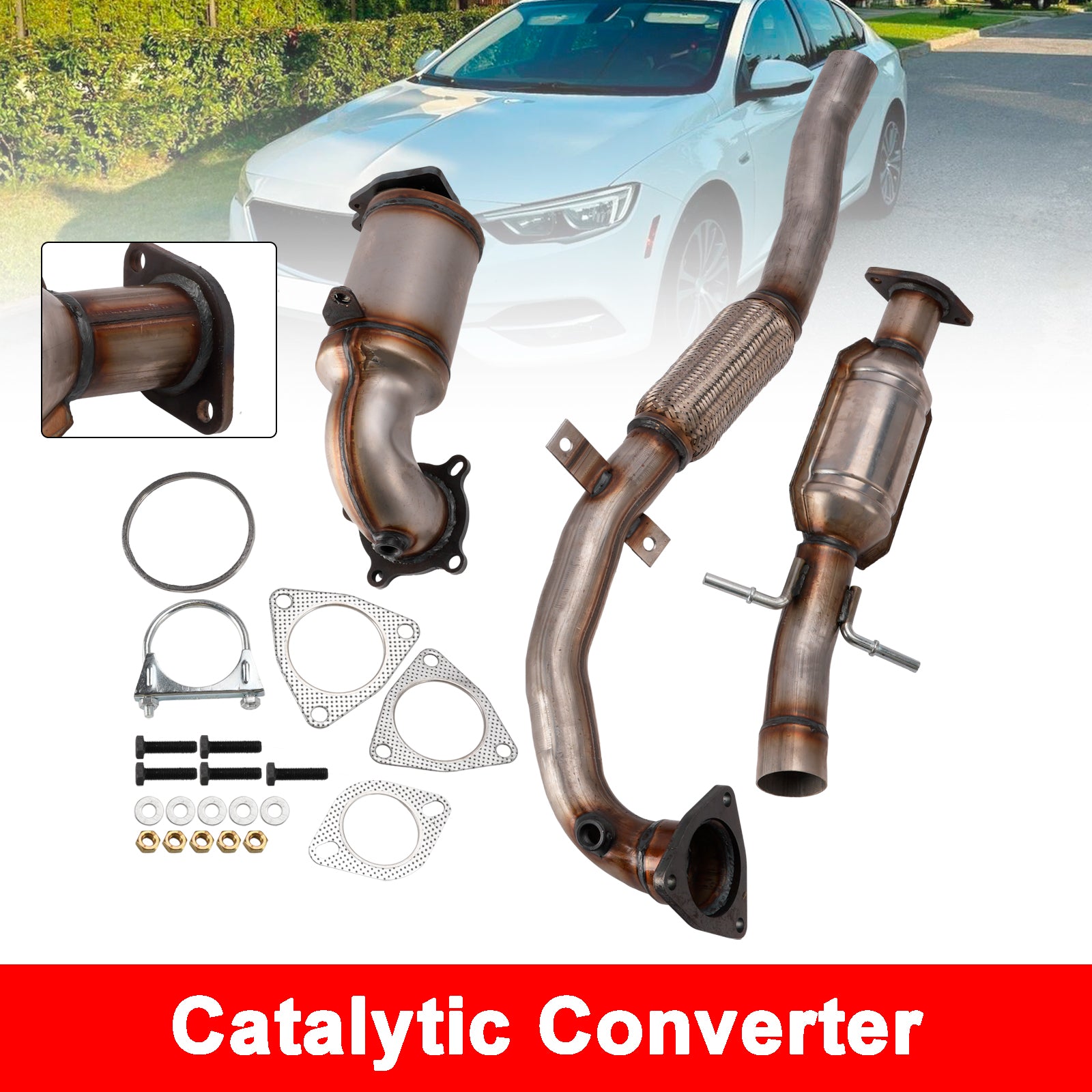 Catalyseur Avant + Arrière Pour Buick Regal 2.0L Turbo 2014-2017