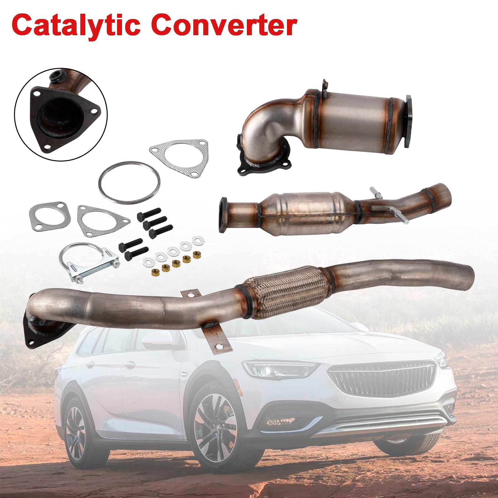 Catalyseur Avant + Arrière Pour Buick Regal 2.0L Turbo 2014-2017