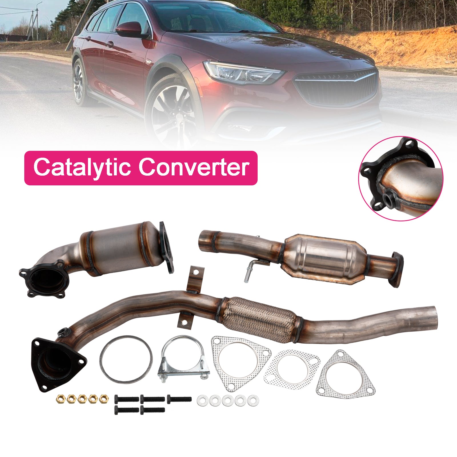 Catalyseur Avant + Arrière Pour Buick Regal 2.0L Turbo 2014-2017