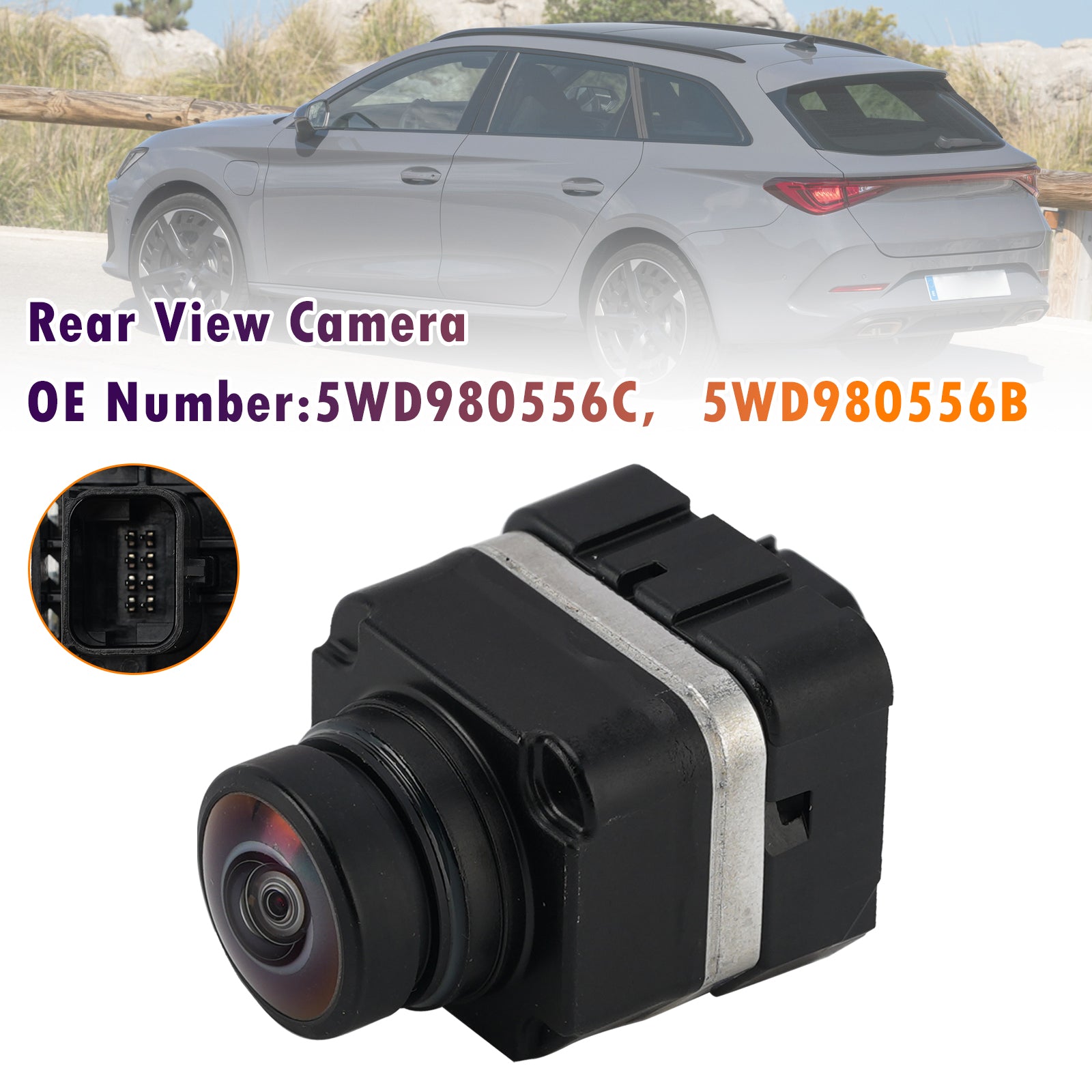 Caméra De Recul 5WD980556 Pour VW Golf Mk8 Caddy V Skoda Octavia