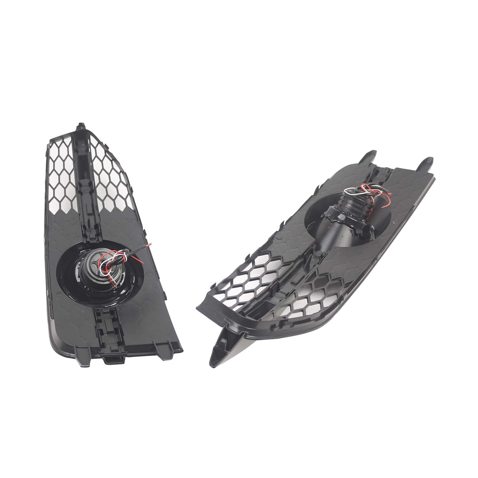 Black Front Bumper Fog Light Grille Cover Bezel Pour Audi A7 S7 S-Line 2012-2015