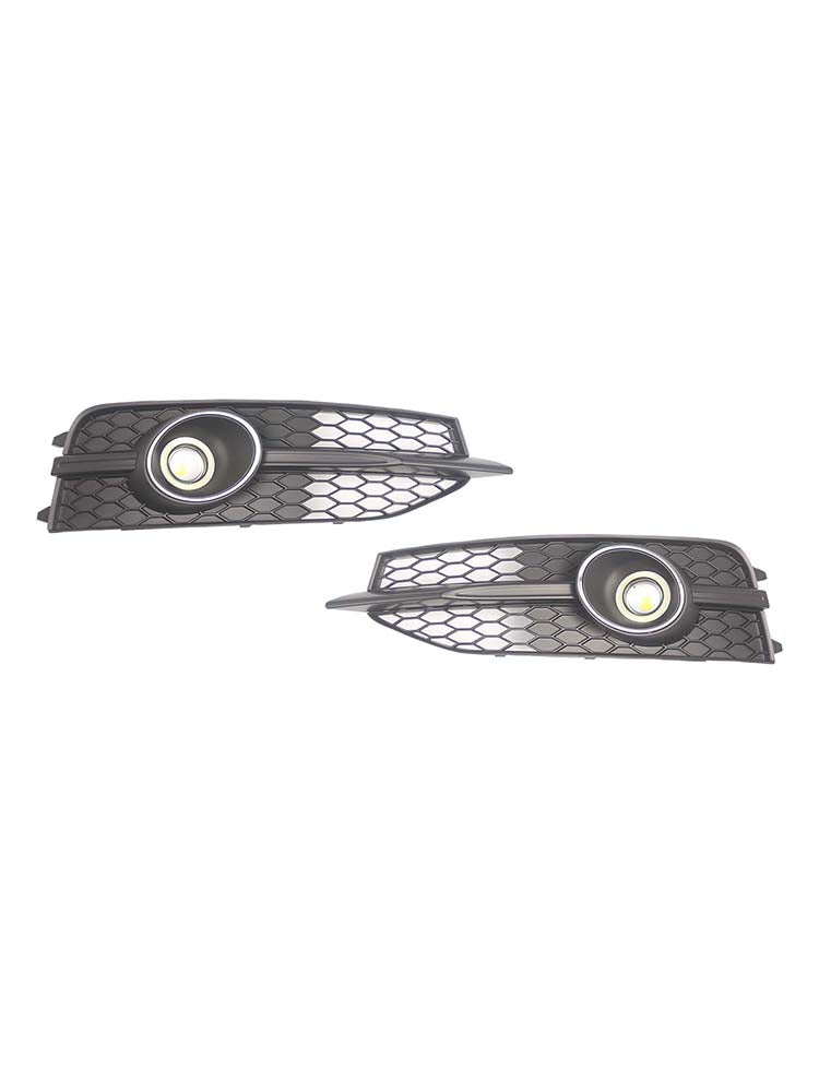Black Front Bumper Fog Light Grille Cover Bezel Pour Audi A7 S7 S-Line 2012-2015