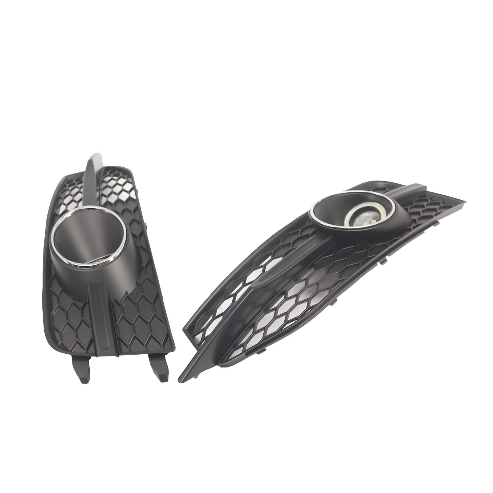 Black Front Bumper Fog Light Grille Cover Bezel Pour Audi A7 S7 S-Line 2012-2015