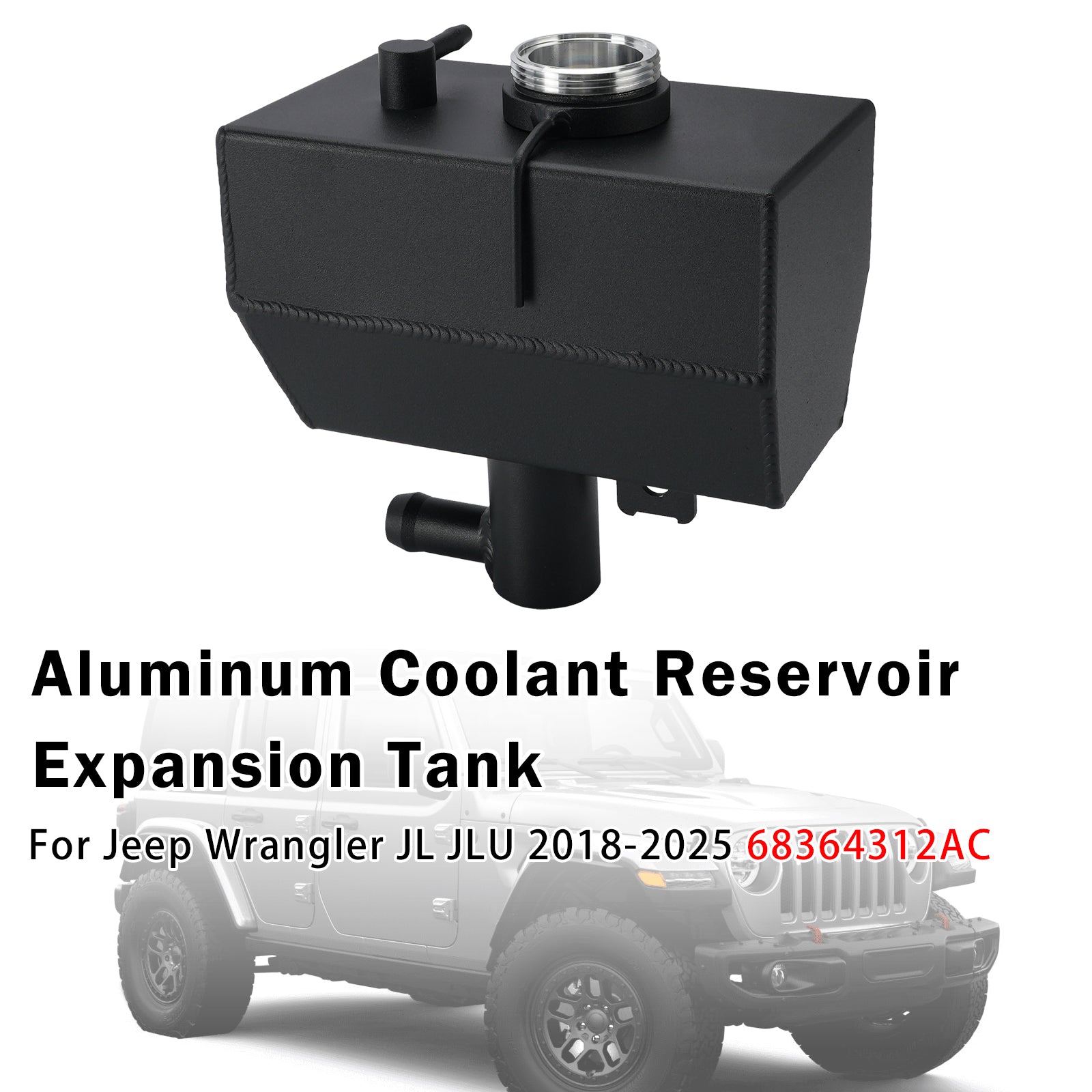 Réservoir Expansion Refroidissement Pour Jeep Wrangler JL JLU 2018-25 68364312AC