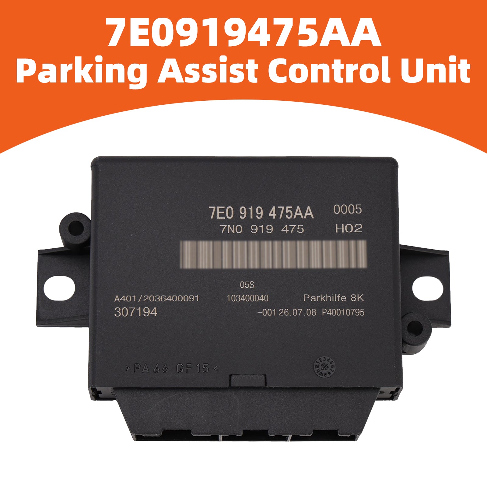 Module contrôle aide parking 7E0919475AA pour VW Transporter Amarok