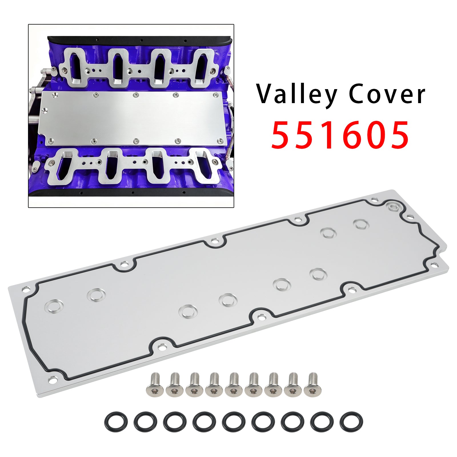 LS Gen 4 Plaque De Couverture Profil Bas Pour LSX LS3 551605