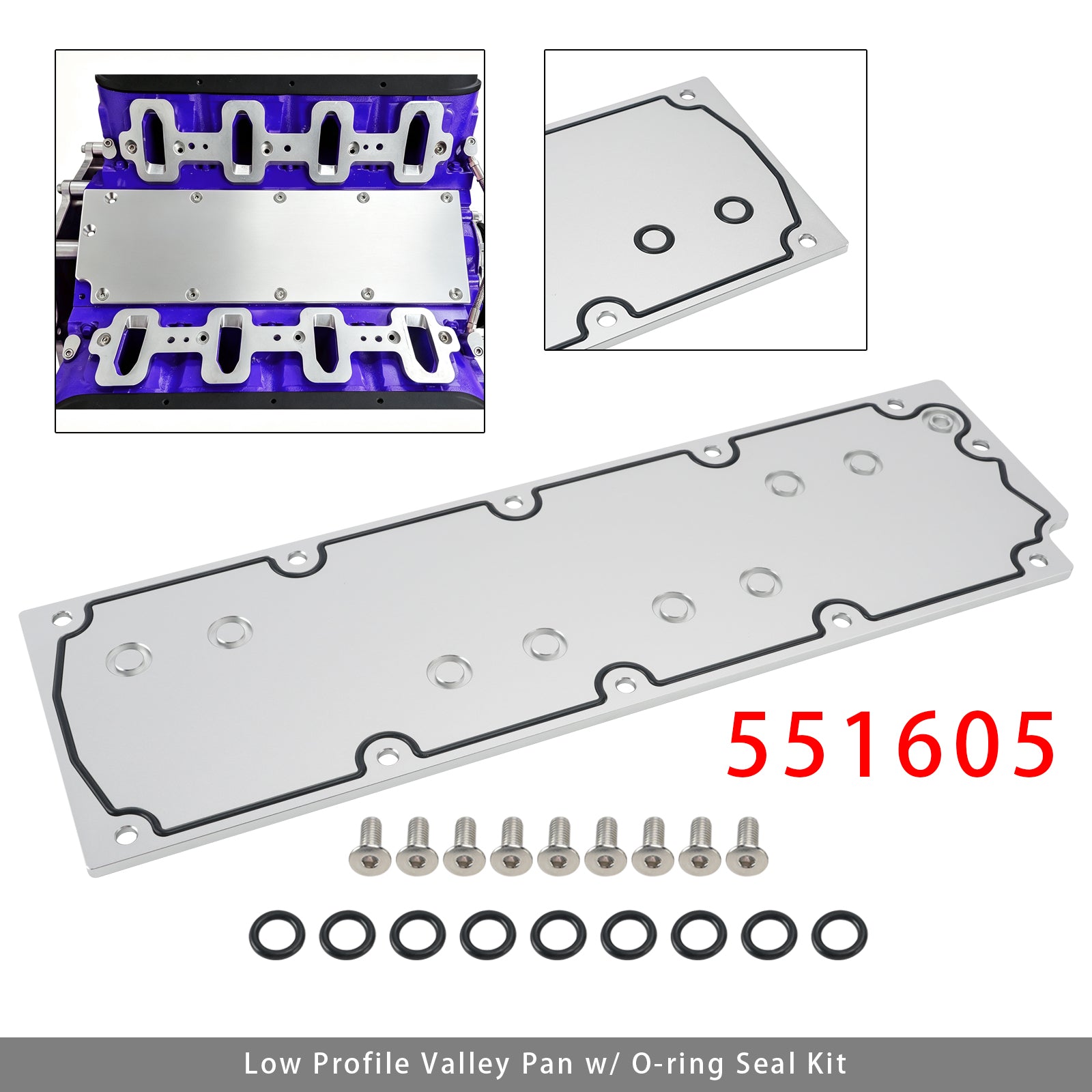 LS Gen 4 Plaque De Couverture Profil Bas Pour LSX LS3 551605