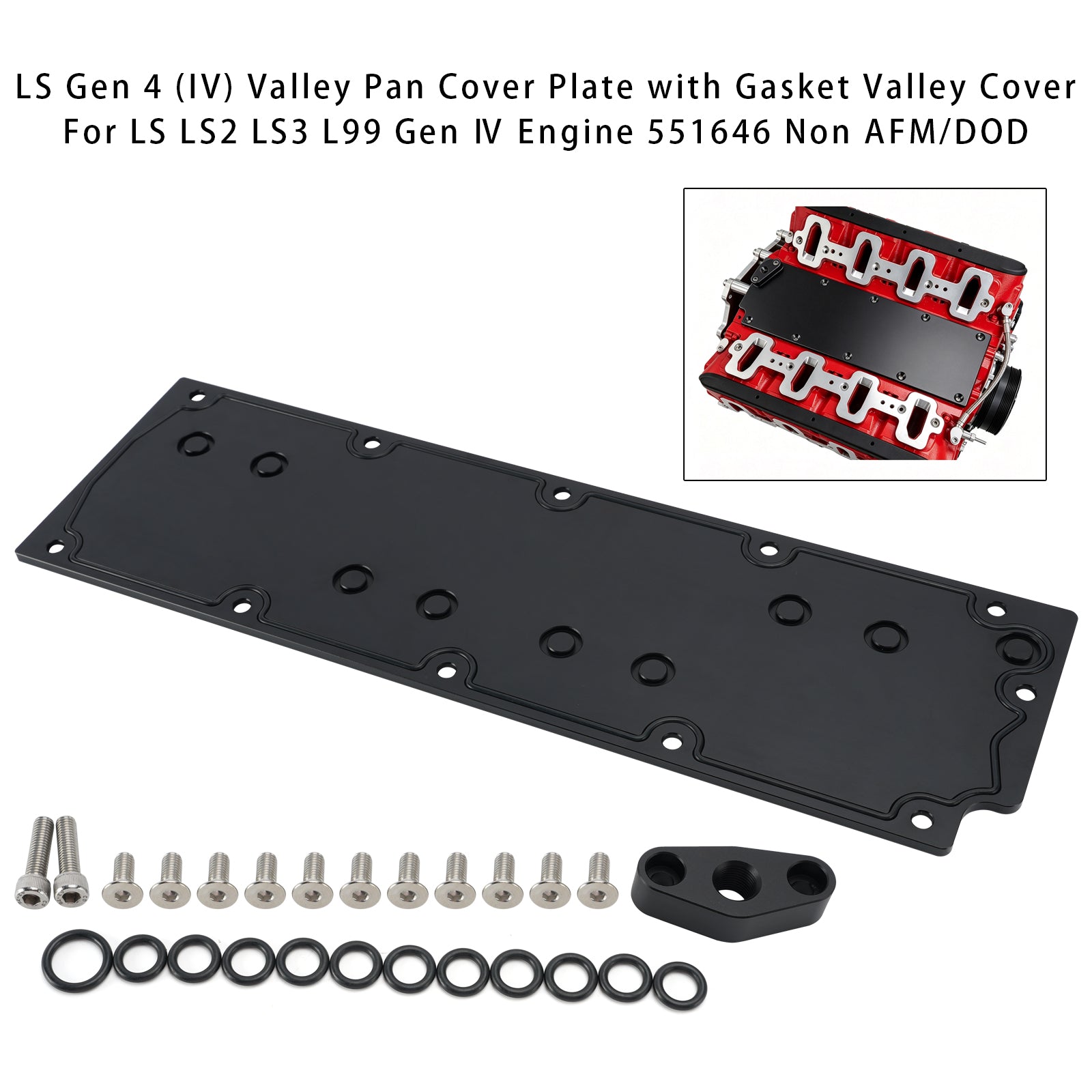 LS Gen 4 Plaque De Couverture Avec Joint Pour LS LS2 LS3 L99 551646