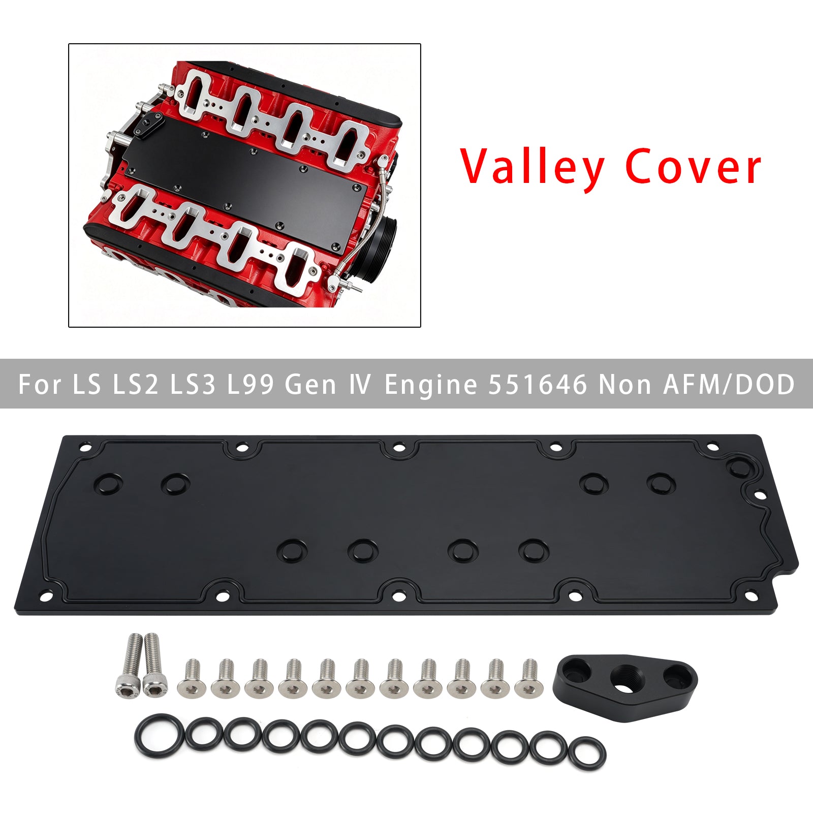 LS Gen 4 Plaque De Couverture Avec Joint Pour LS LS2 LS3 L99 551646