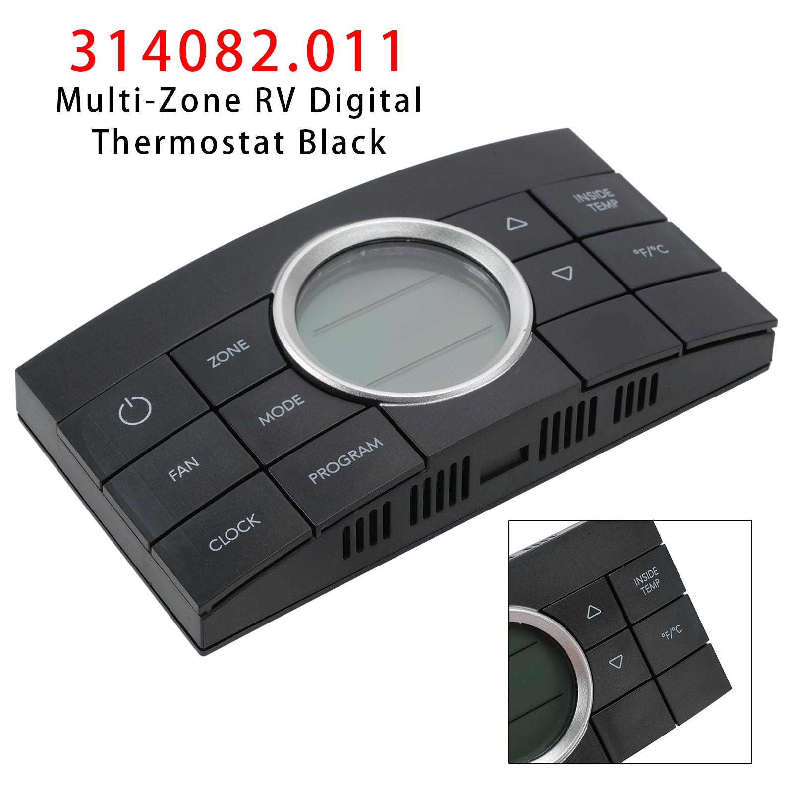 314082.011 Wielostrefowy termostat do pojazdu kempingowego Comfort Center do Dometic CCC2 457915 Czarny