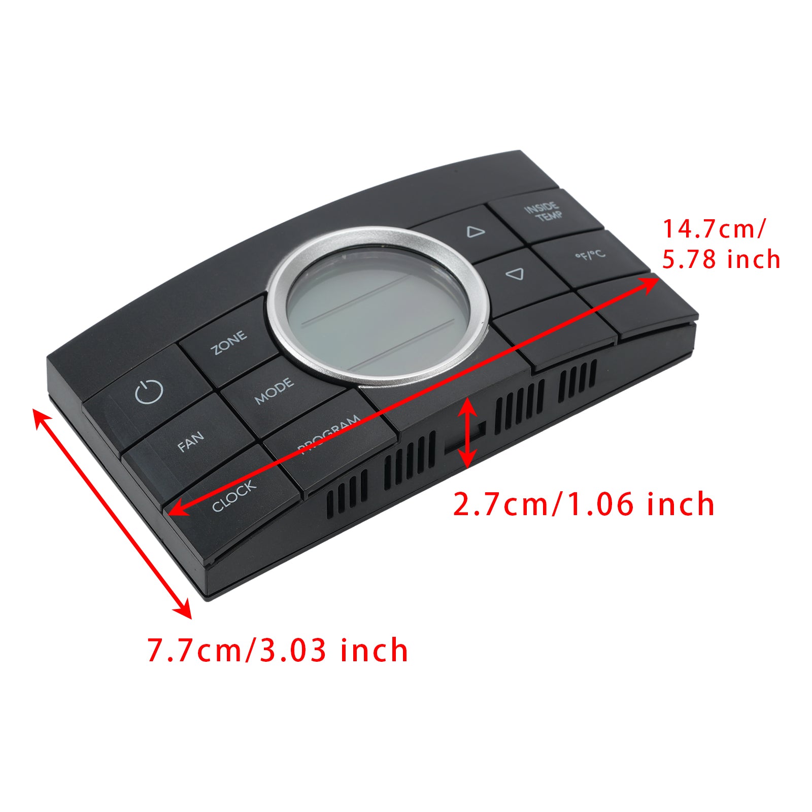 314082.011 Wielostrefowy termostat do pojazdu kempingowego Comfort Center do Dometic CCC2 457915 Czarny