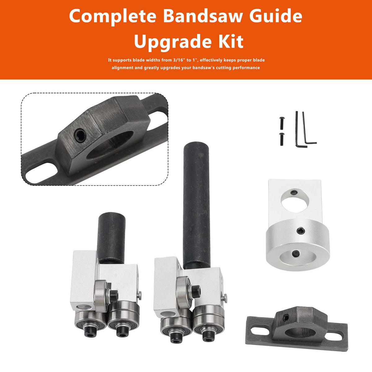Kit de guidage pour lame de scie à ruban Laguna 1412 14BX LT14-3000 LT16-3000