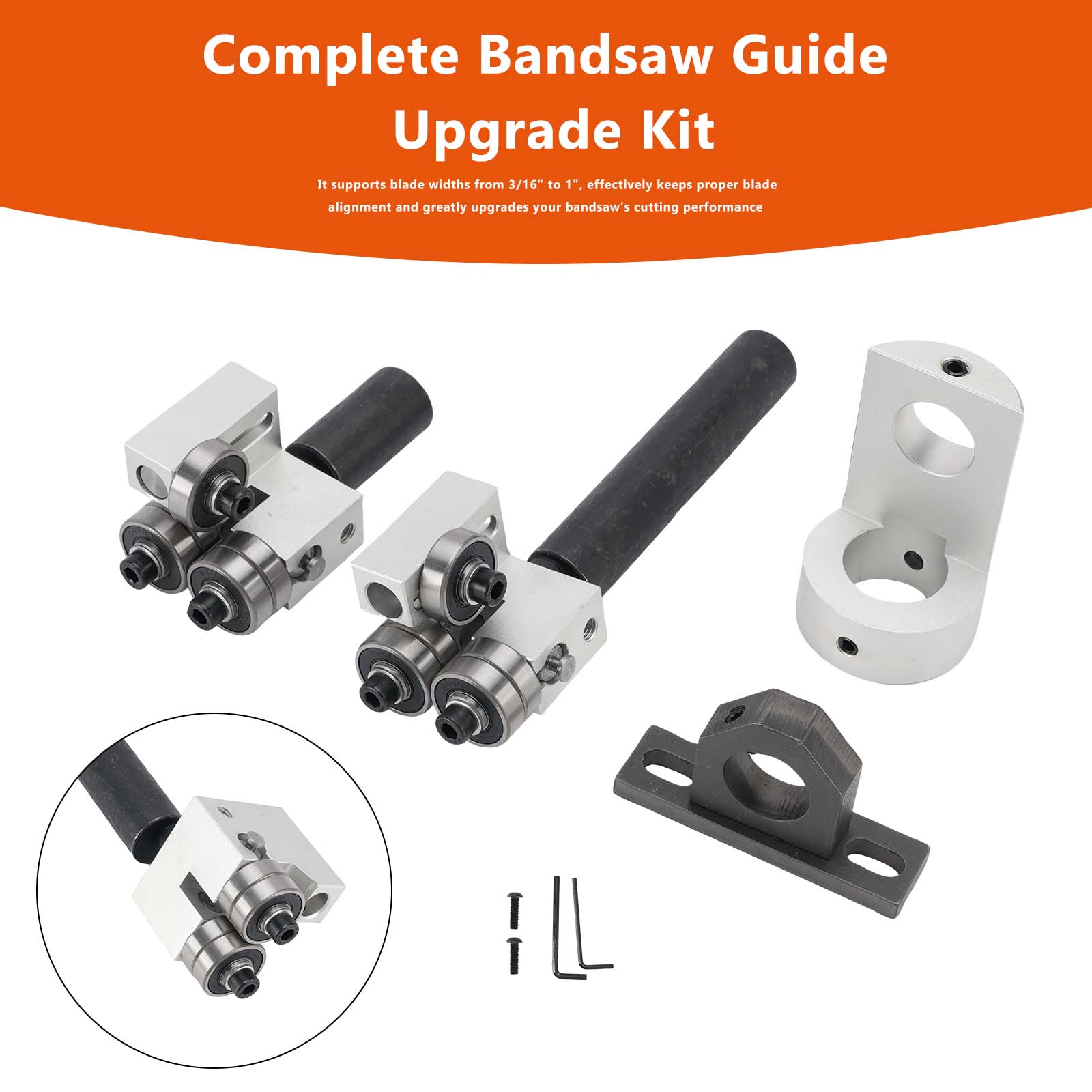 Kit de guidage pour lame de scie à ruban Laguna 1412 14BX LT14-3000 LT16-3000