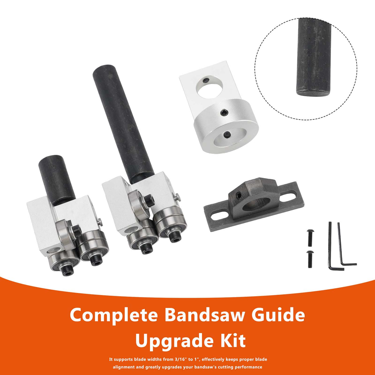 Kit de guidage pour lame de scie à ruban Laguna 1412 14BX LT14-3000 LT16-3000
