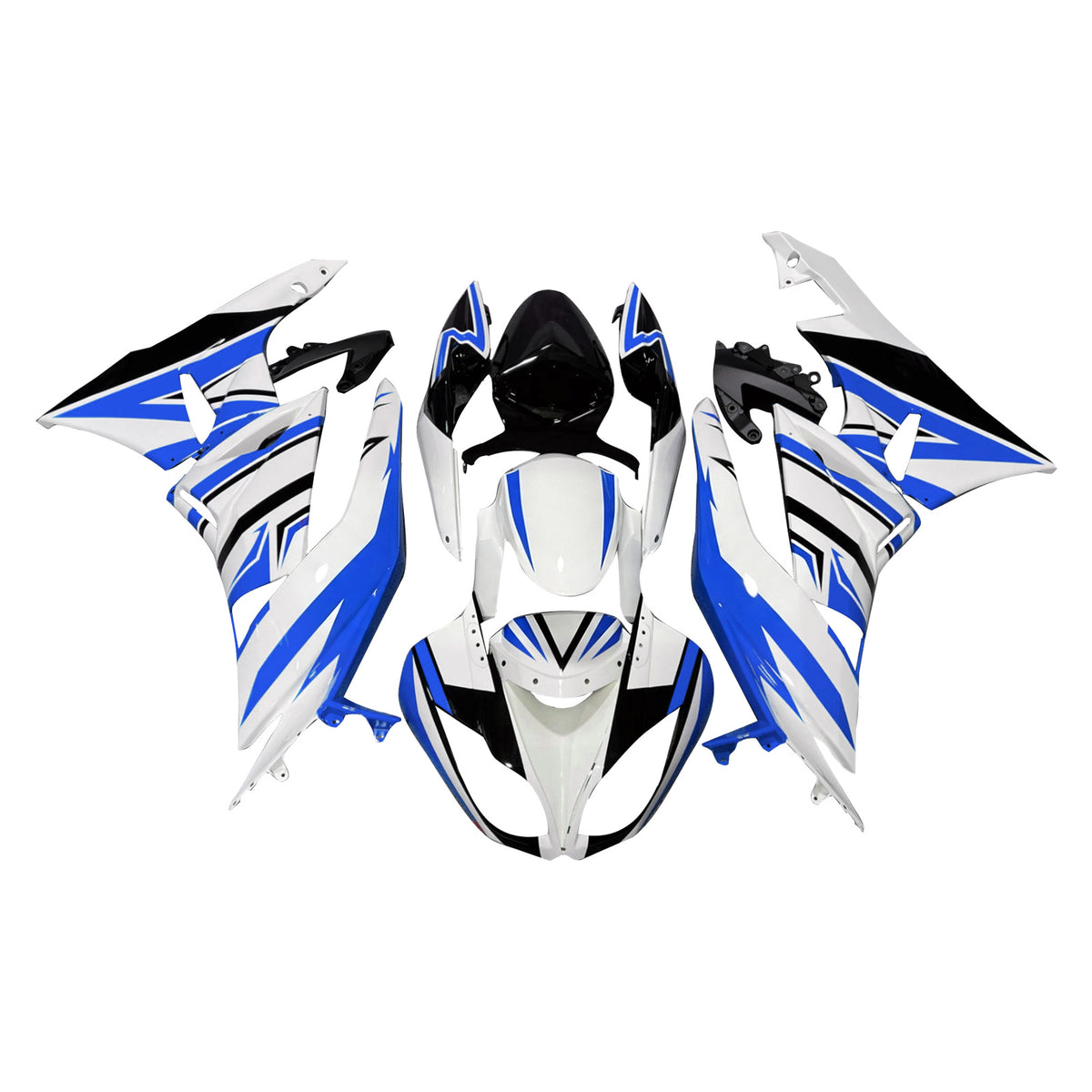 Kit de carenado inyectado de plástico ABS para Kawasaki ZX6R 636 2009-2012