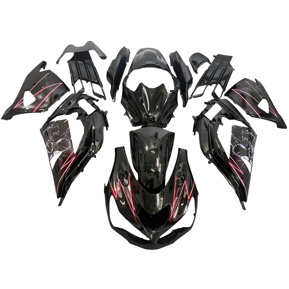 Kit de carénage par injection pour Kawasaki ZX14R ZZR1400 2012-2025
