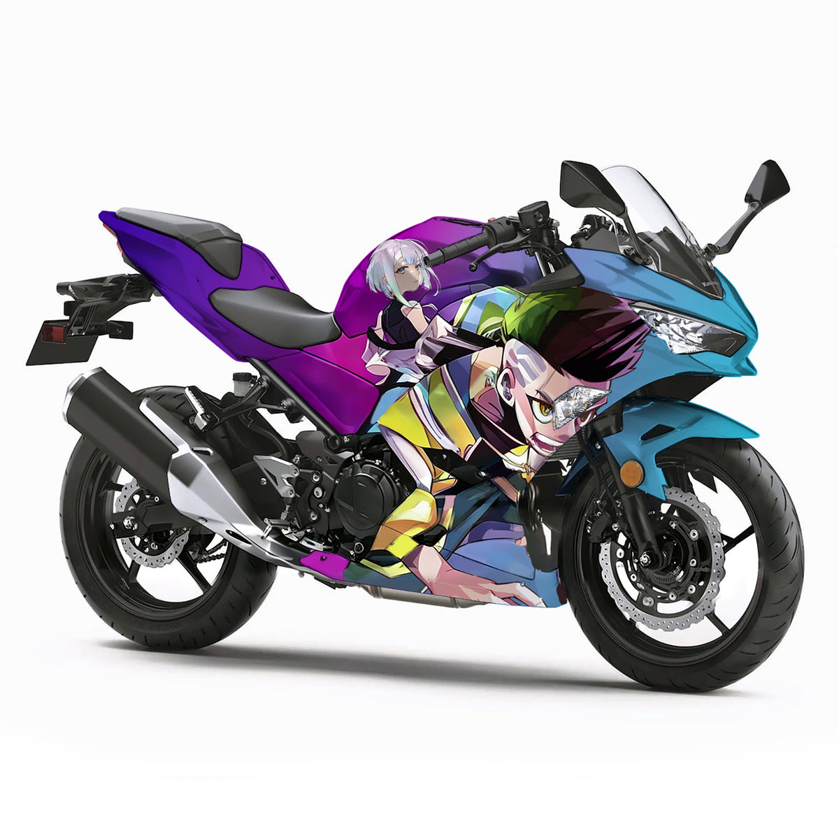 Kit de carénage injecté en plastique ABS pour Kawasaki EX400 Ninja400 2018-2024